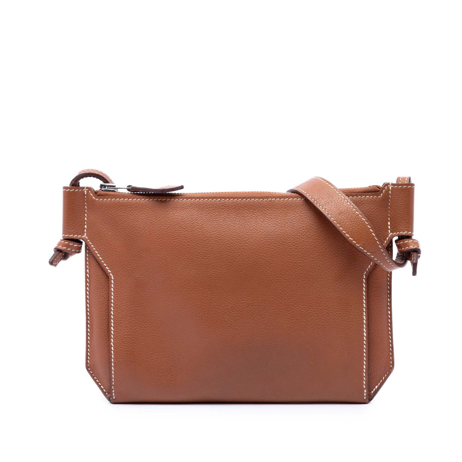 Hermes Evercolor Ultrapla 24 Leather Crossbody Bag Gold: Hermes Evercolor Ultrapla 24 Leather Crossbody Bag Gold Hermes Evercolor Ultrapla 24 crossbody bag crafted in Evercolor leather. It features an adjustable flat leather strap, a top zip closure, and an