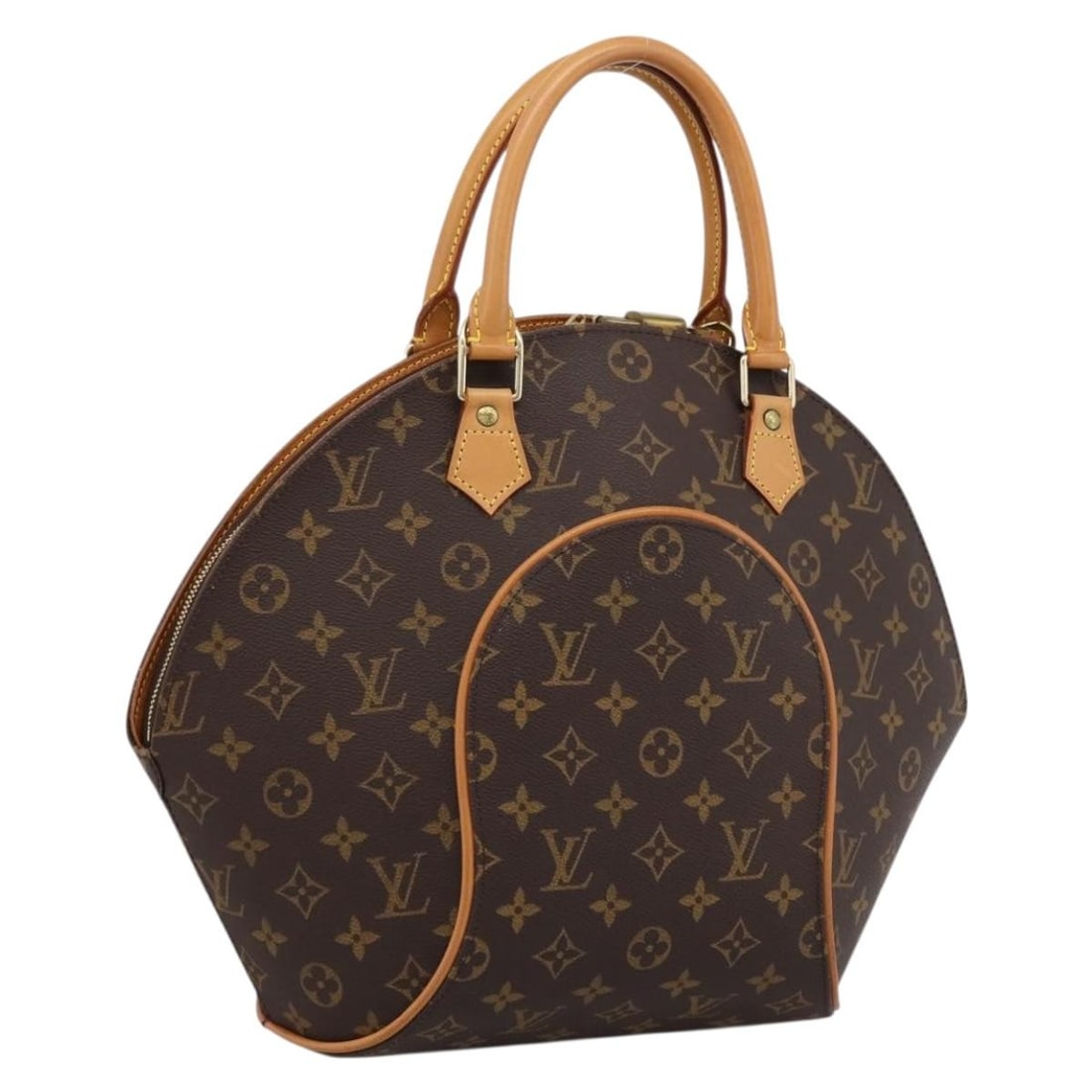 Louis Vuitton M51126 Ellipse MM Monogram Canvas Handbag: Louis Vuitton M51126 Ellipse MM Monogram Canvas Handbag Louis Vuitton Ellipse MM handbag in Monogram canvas with a structured silhouette and women's styling. Includes a dust bag, padlock, and one key.