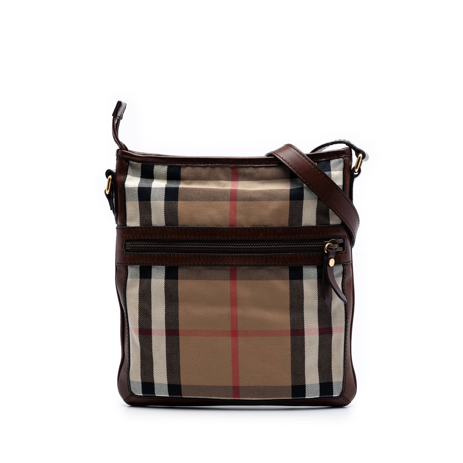 Burberry Exploded Check Crossbody Bag in Cotton Canvas: Burberry Exploded Check Crossbody Bag in Cotton Canvas This Burberry Exploded Check Canvas Crossbody bag features a beige canvas body with leather trim and an adjustable flat leather strap. It is desi
