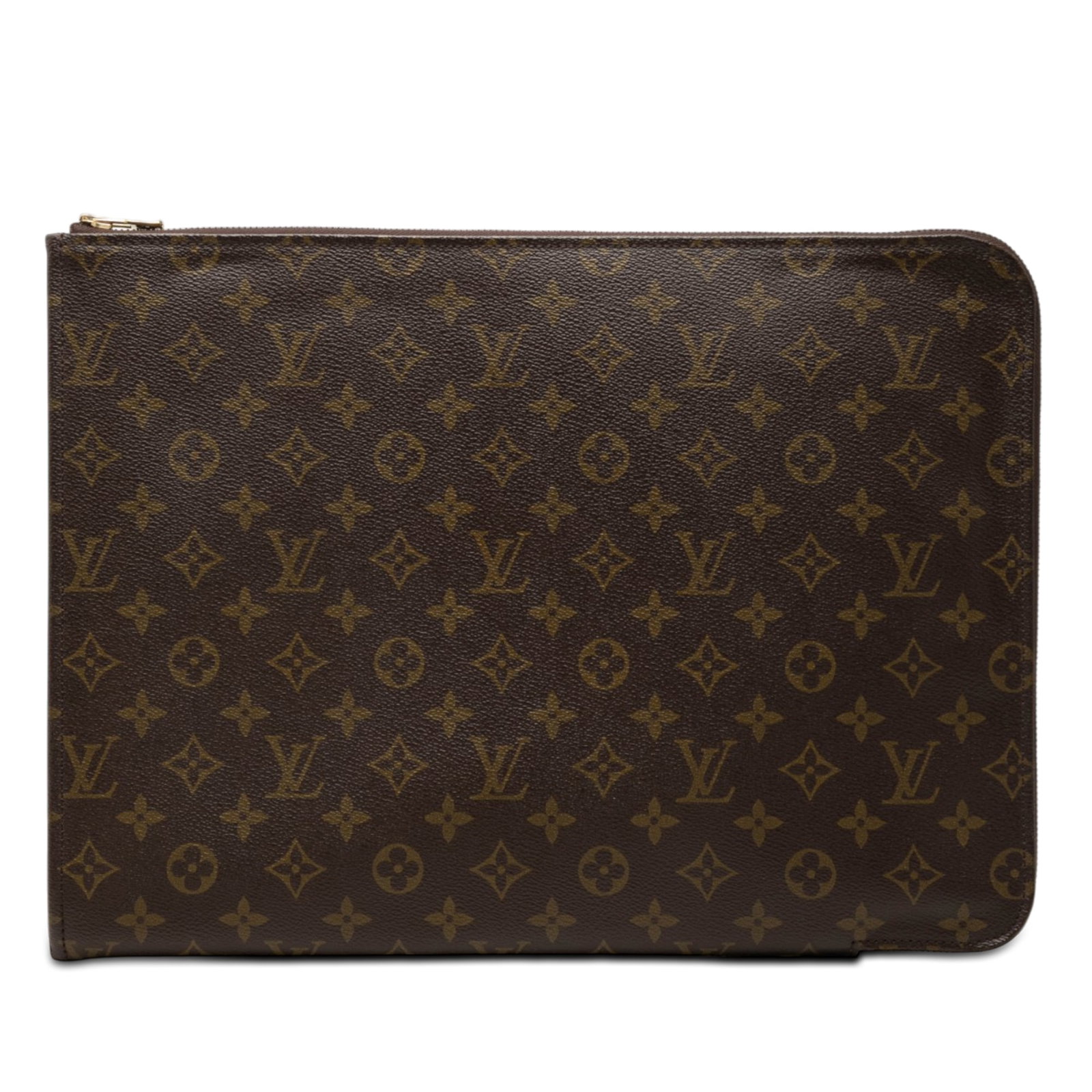 Louis Vuitton Poche Documents Portfolio Monogram Canvas Clutch (1 of 6)