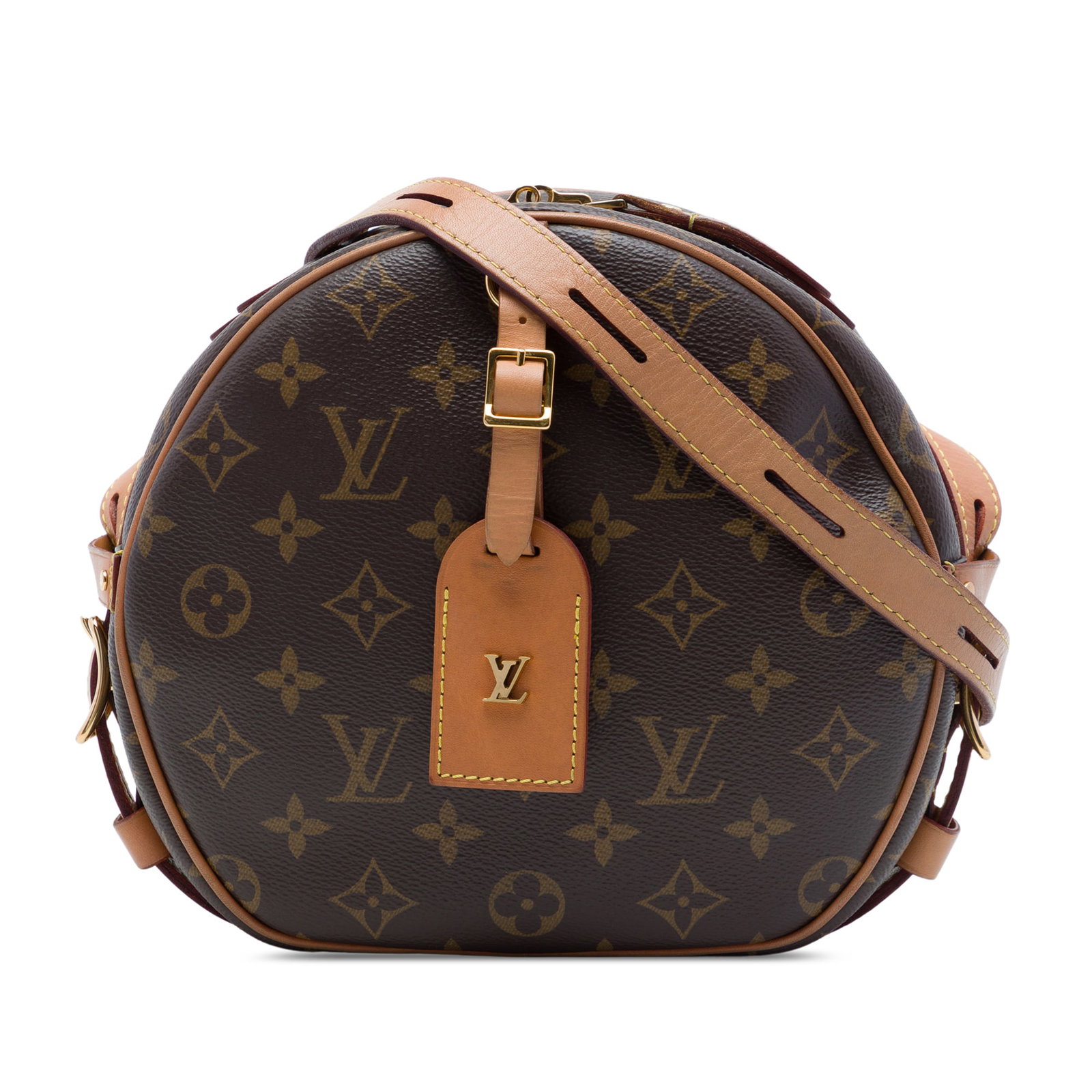 Louis Vuitton Boite Chapeaux Souple MM Monogram Shoulder Bag: Louis Vuitton Boite Chapeaux Souple MM Monogram Shoulder Bag Louis Vuitton Monogram Boite Chapeaux Souple MM shoulder bag crafted with a monogram canvas body and vachetta leather trim. It features an 