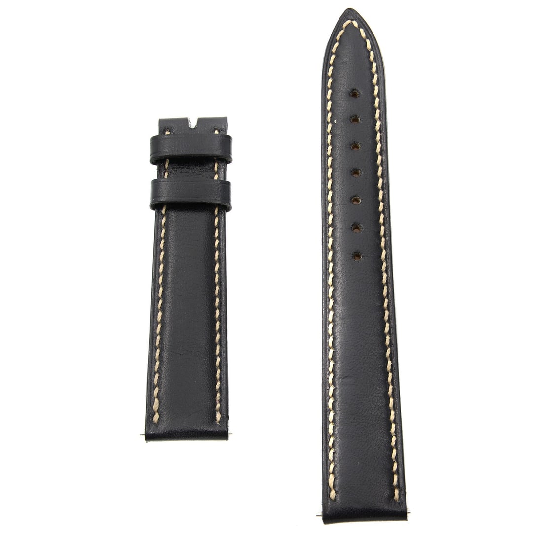 Franck Muller Geneve men's black leather watch strap 16mm x 14mm (1 of 2)