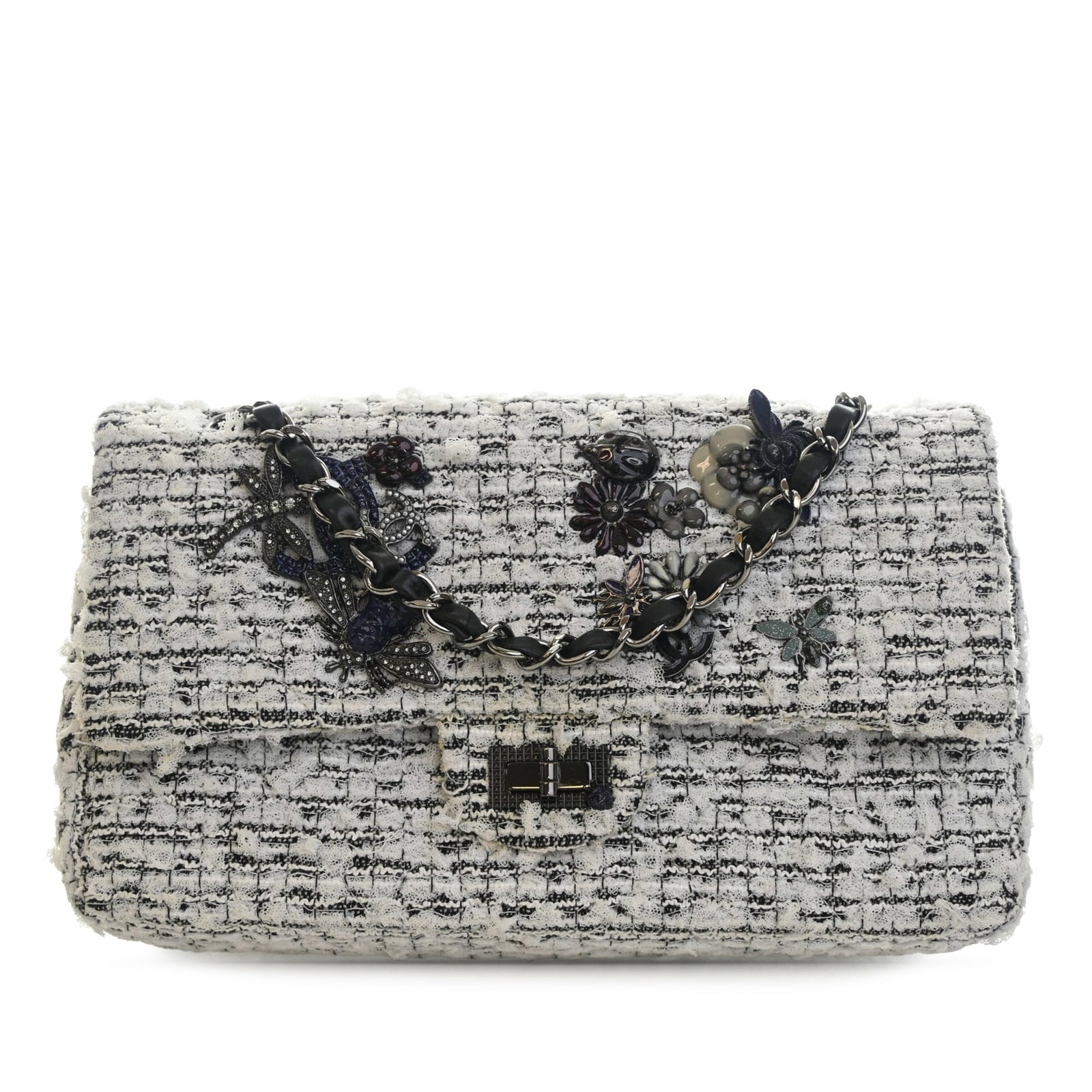 Chanel Reissue 2.55 224 Mini Tweed Double Flap Bag (1 of 15)