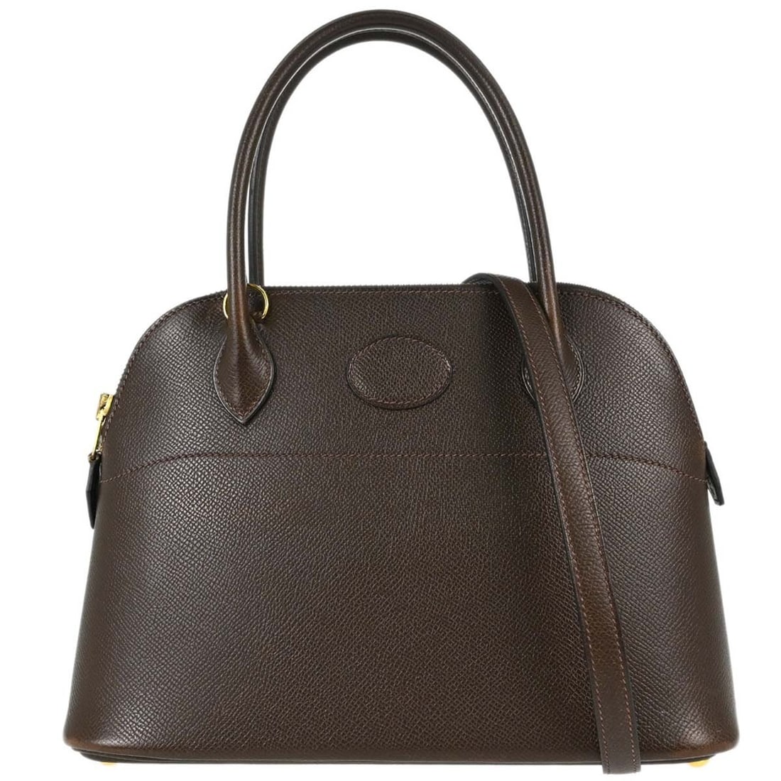 Hermes Bolide 27 Chocolat Courchevel Leather 2way Satchel (1 of 16)