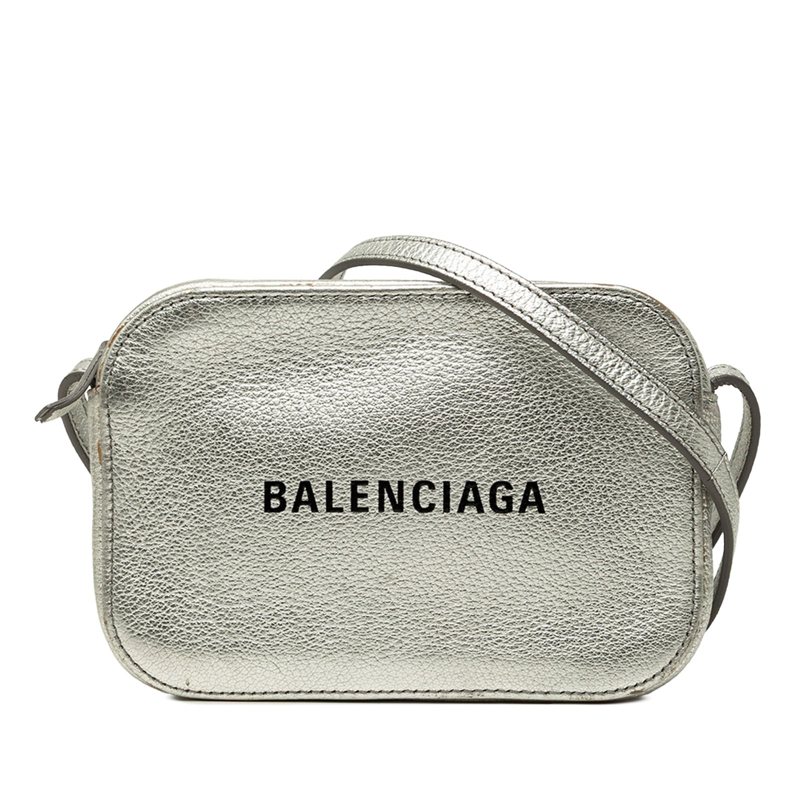 Balenciaga Everyday XS Metallic Leather Camera Crossbody Bag (1 of 7)