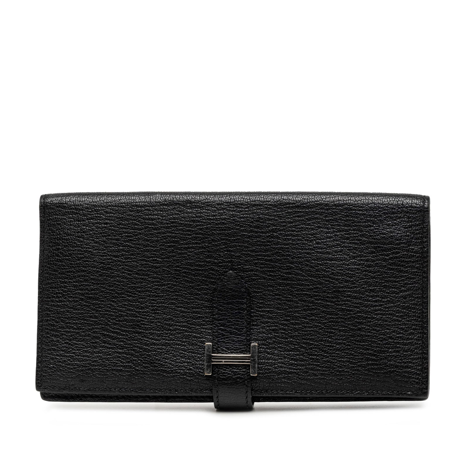 Hermes Bearn Soufflet Chevre Mysore leather long wallet (1 of 9)