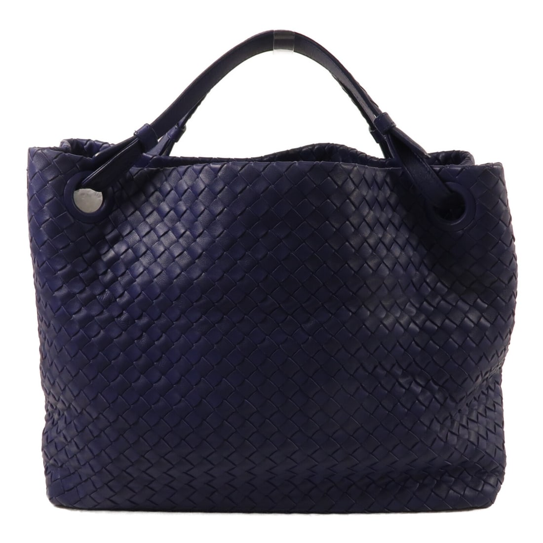 Blue Lambskin Handbag BOTTEGA VENETA BV Italy: Blue Lambskin Handbag BOTTEGA VENETA BV Italy Blue Bottega Veneta handbag crafted in lambskin leather with a matching blue interior. This women's handbag is made in Italy and features an interior zip 