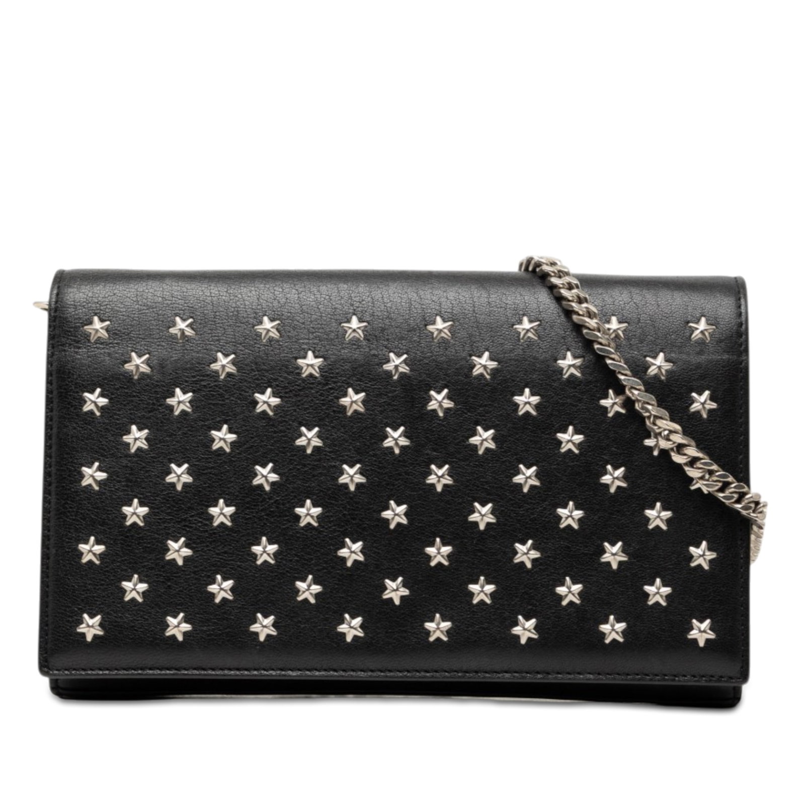 Saint Laurent Kate Wallet on Chain black leather star studded bag (1 of 7)