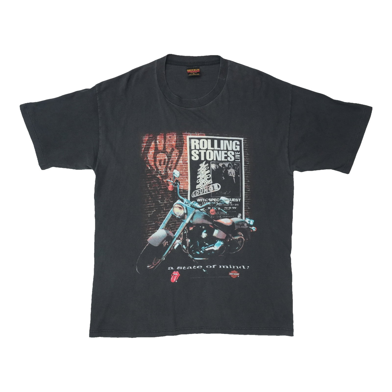 Black 1994 Rolling Stones Voodoo Lounge Harley Davidson T Shirt XL: Black 1994 Rolling Stones Voodoo Lounge Harley Davidson T Shirt XL Original vintage 1994 The Rolling Stones Voodoo Lounge Harley Davidson shirt in black cotton. This true vintage piece is in good cond