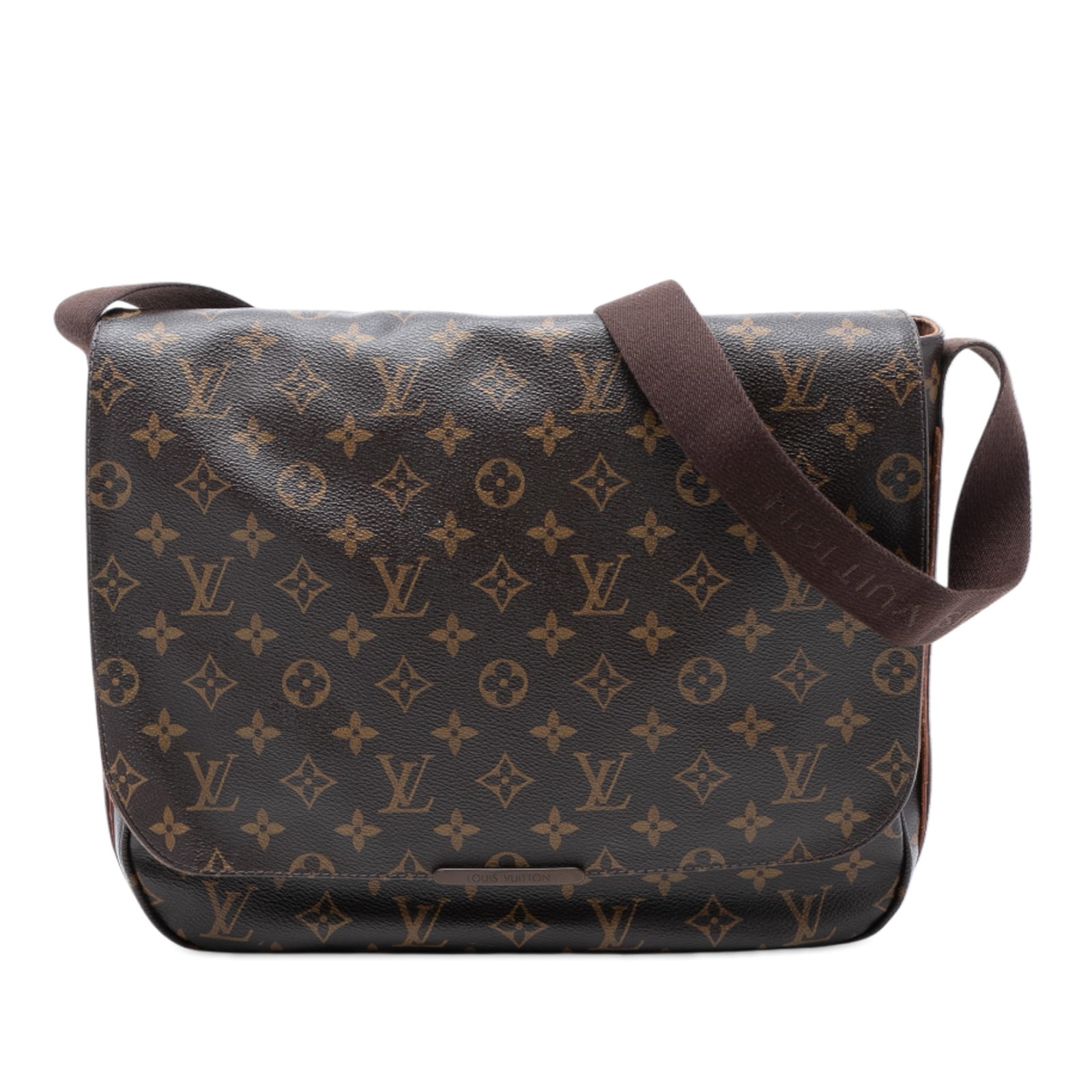 Louis Vuitton Beaubourg MM Messenger Bag in Monogram Canvas Brown: Louis Vuitton Beaubourg MM Messenger Bag in Monogram Canvas Brown The Louis Vuitton Monogram Beaubourg Messenger MM features a brown monogram canvas body with an adjustable flat strap, a front flap wi