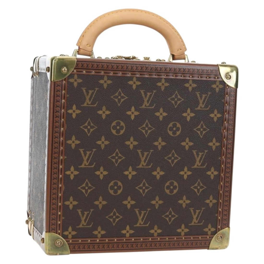 Louis Vuitton M47114 Tabor 26 Monogram Canvas Trunk with 2 Keys (1 of 18)