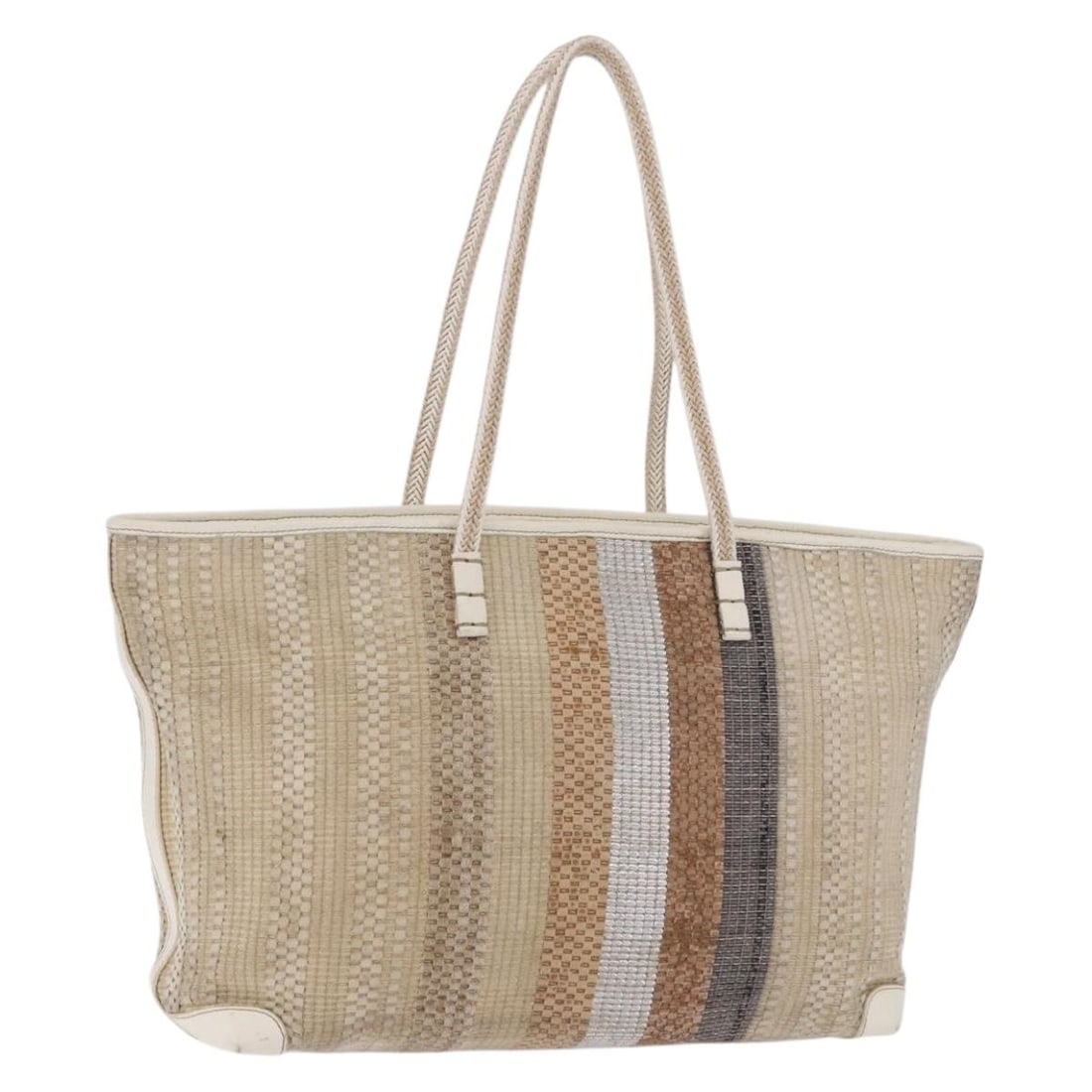 FENDI Beige Gold Canvas Womens Tote Bag Made in Italy: FENDI Beige Gold Canvas Womens Tote Bag Made in Italy Authentic FENDI tote bag in beige and gold canvas, made in Italy. This women's bag has a spacious everyday silhouette with dual handles. Included 