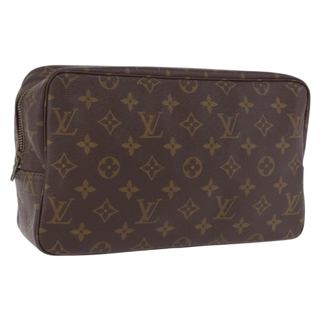 Louis Vuitton M47522 Trousse Toilette 28 Monogram Canvas Clutch: Louis Vuitton M47522 Trousse Toilette 28 Monogram Canvas Clutch Louis Vuitton Monogram Trousse Toilette 28 clutch bag in Monogram canvas. This vintage France-made piece is offered without the original