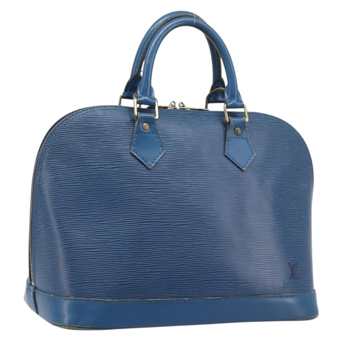 Louis Vuitton M52145 Alma Handbag in Toledo Blue Epi Leather (1 of 18)