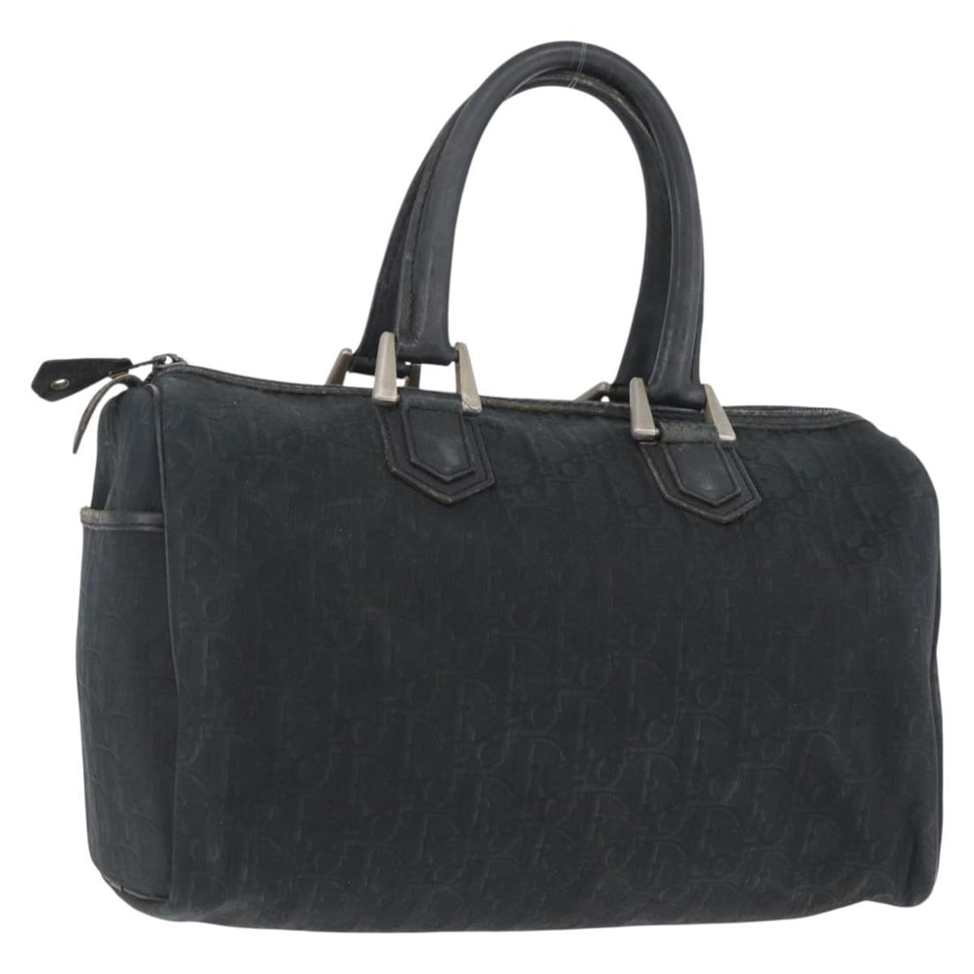 Black Christian Dior Trotter Canvas Womens Handbag France: Black Christian Dior Trotter Canvas Womens Handbag France Christian Dior handbag in black Trotter canvas, made in France. This women's bag is offered as the item only; box and dust bag are not include