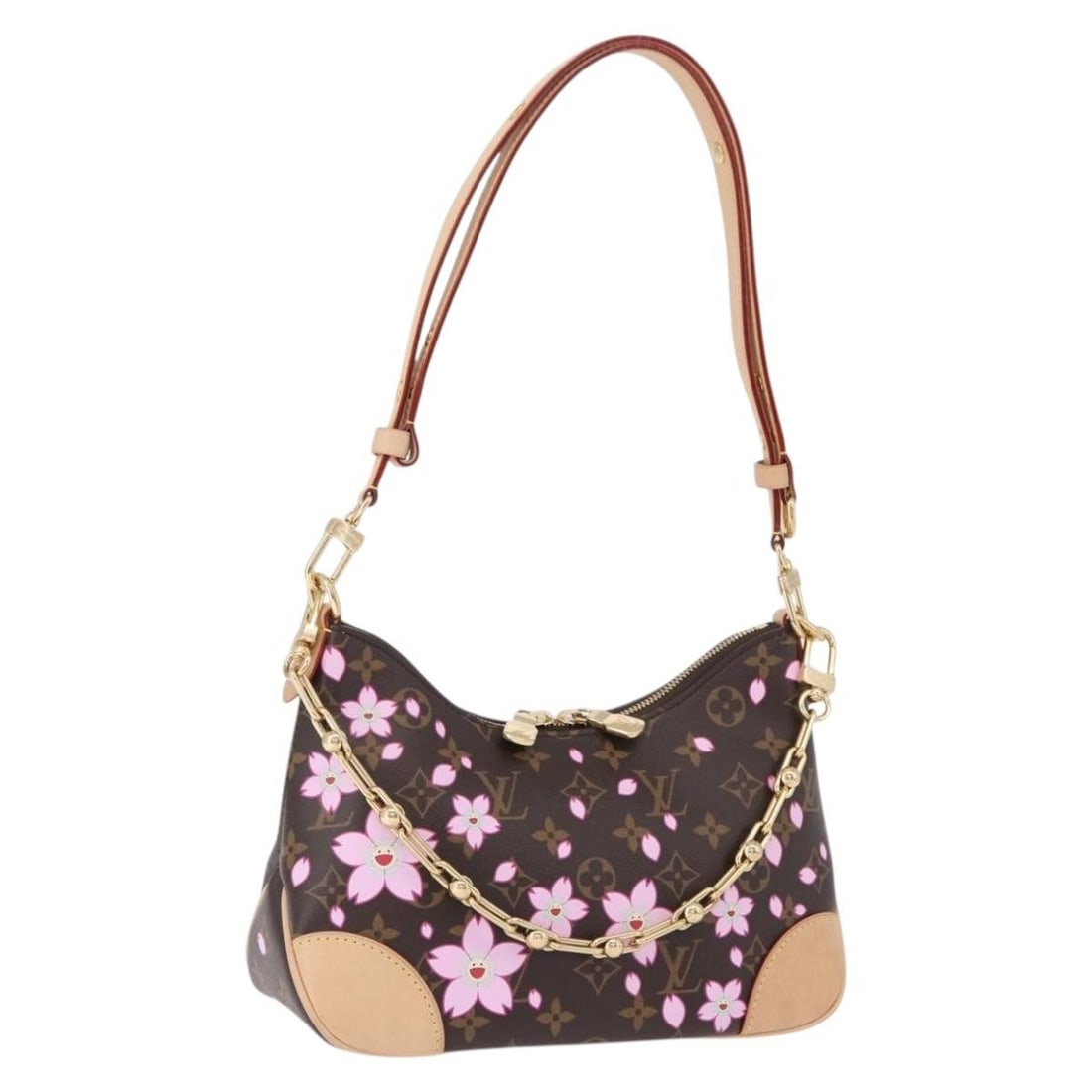 Louis Vuitton M13265 Boulogne PM Monogram Canvas Cherry Blossom Handbag (1 of 18)
