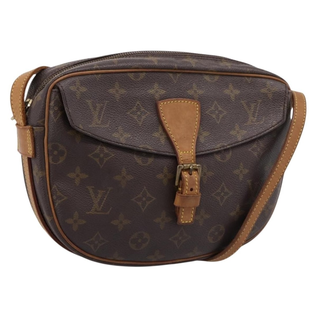 Louis Vuitton M51226 Jeune Fille MM Monogram Canvas Shoulder Bag: Louis Vuitton M51226 Jeune Fille MM Monogram Canvas Shoulder Bag Louis Vuitton Jeune Fille MM shoulder bag in Monogram canvas, made in France. This women's bag features an adjustable shoulder strap an