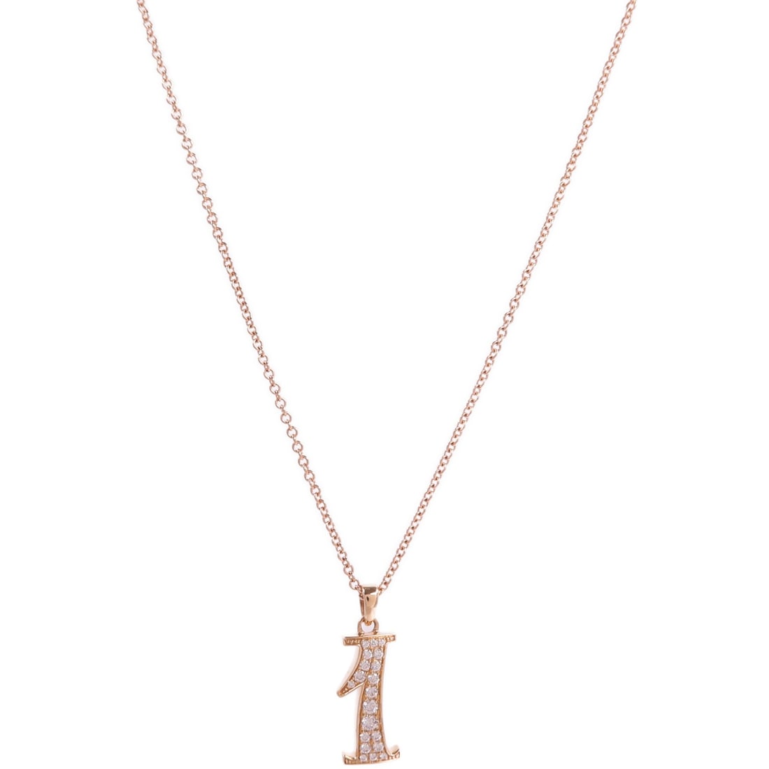Franck Muller Diamond Necklace 18K Rose Gold Womens Jewelry: Franck Muller Diamond Necklace 18K Rose Gold Womens Jewelry Franck Muller diamond necklace crafted in 18K pink gold with a clear diamond accent and a slim pendant motif. This women's necklace is made 