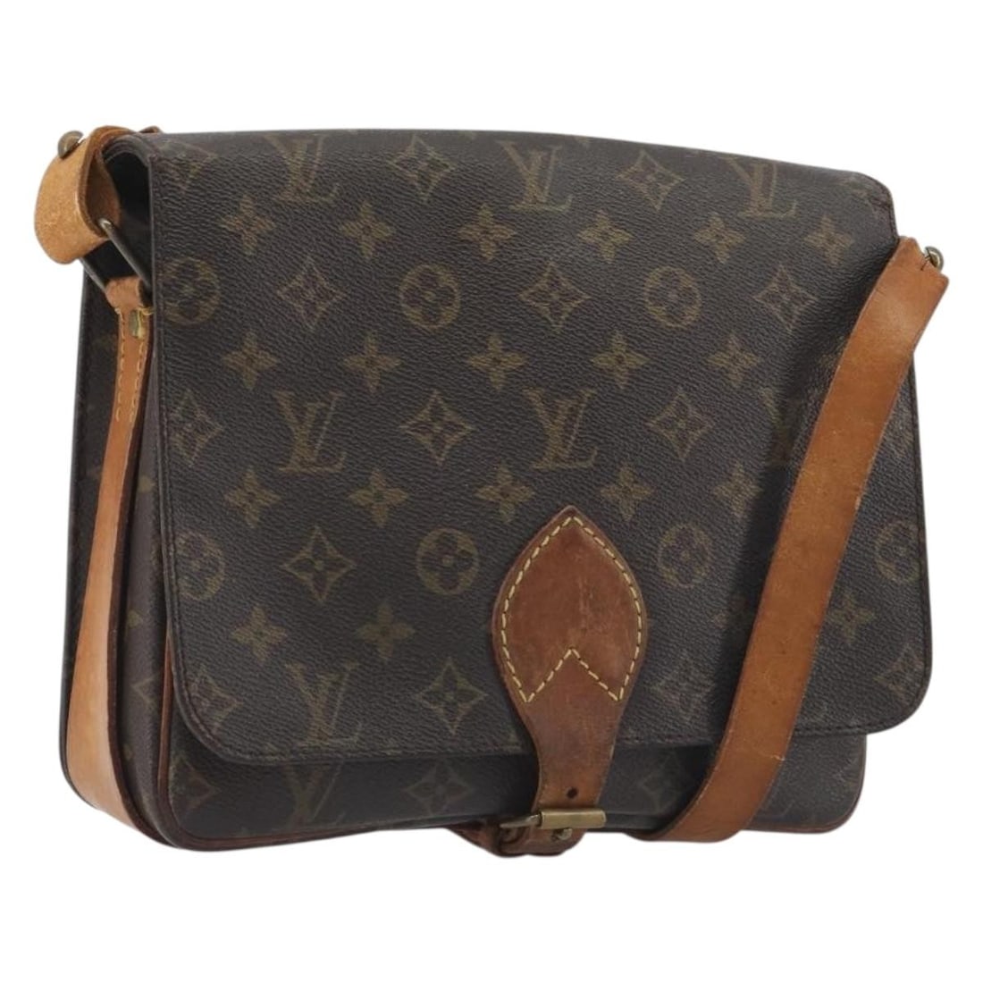 Louis Vuitton M51252 Cartouchiere GM Monogram Canvas Shoulder Bag: Louis Vuitton M51252 Cartouchiere GM Monogram Canvas Shoulder Bag Louis Vuitton Cartouchiere GM shoulder bag in Monogram canvas with an adjustable shoulder strap. Made in France, this women's bag is o