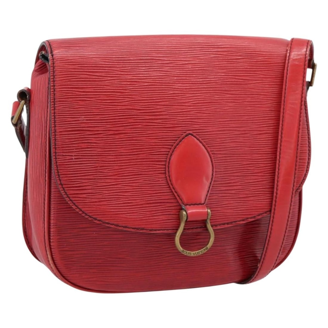 Louis Vuitton Saint Cloud GM Red Epi Leather Shoulder Bag M52197: Louis Vuitton Saint Cloud GM Red Epi Leather Shoulder Bag M52197 Louis Vuitton Saint Cloud GM shoulder bag in red Epi leather. This women's bag is made in France and features an adjustable shoulder st