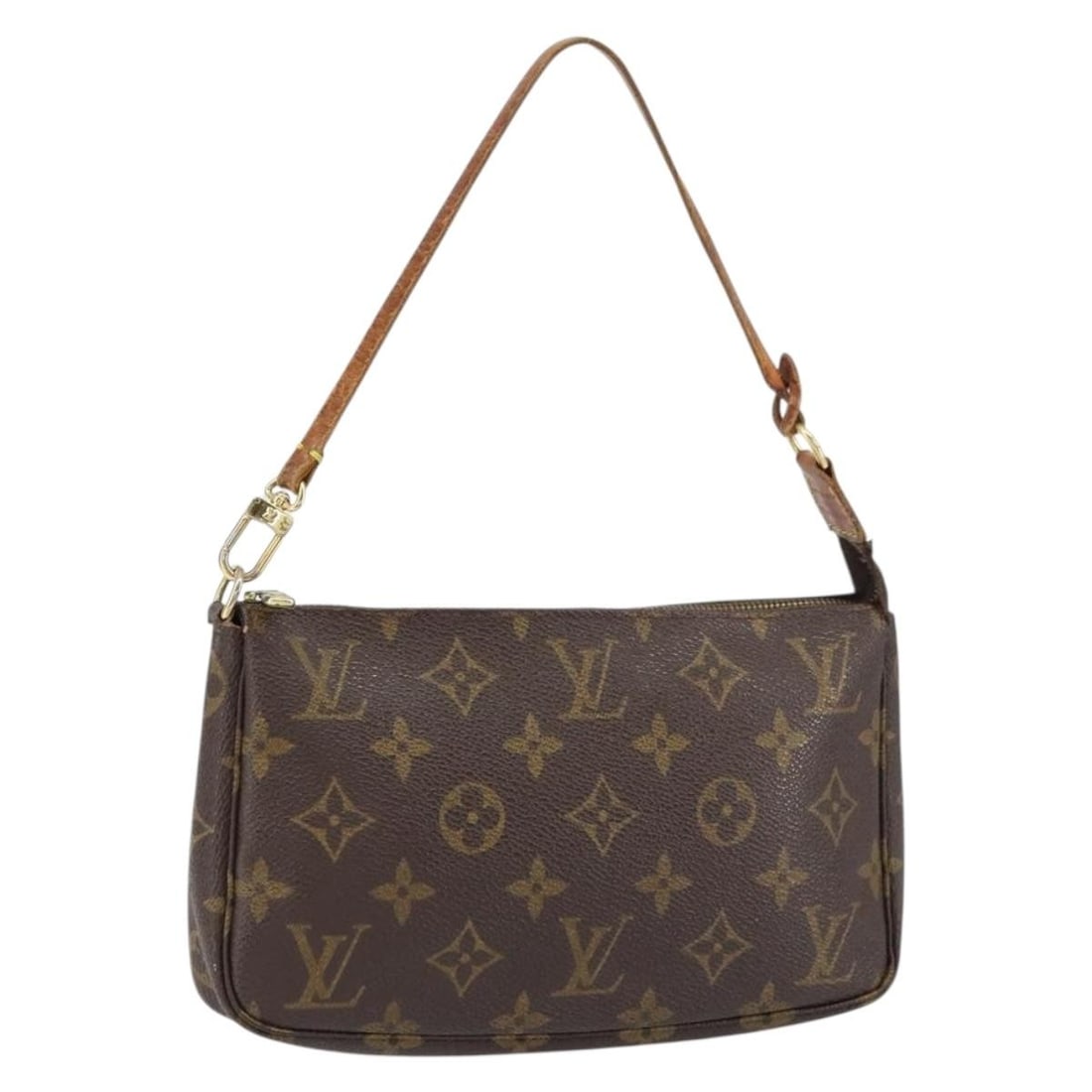Louis Vuitton M51980 Monogram Canvas Accessory Pouch for Women: Louis Vuitton M51980 Monogram Canvas Accessory Pouch for Women Louis Vuitton Monogram Pochette Accessoires accessory pouch in Monogram canvas. This women's pouch was made in Spain and includes only th