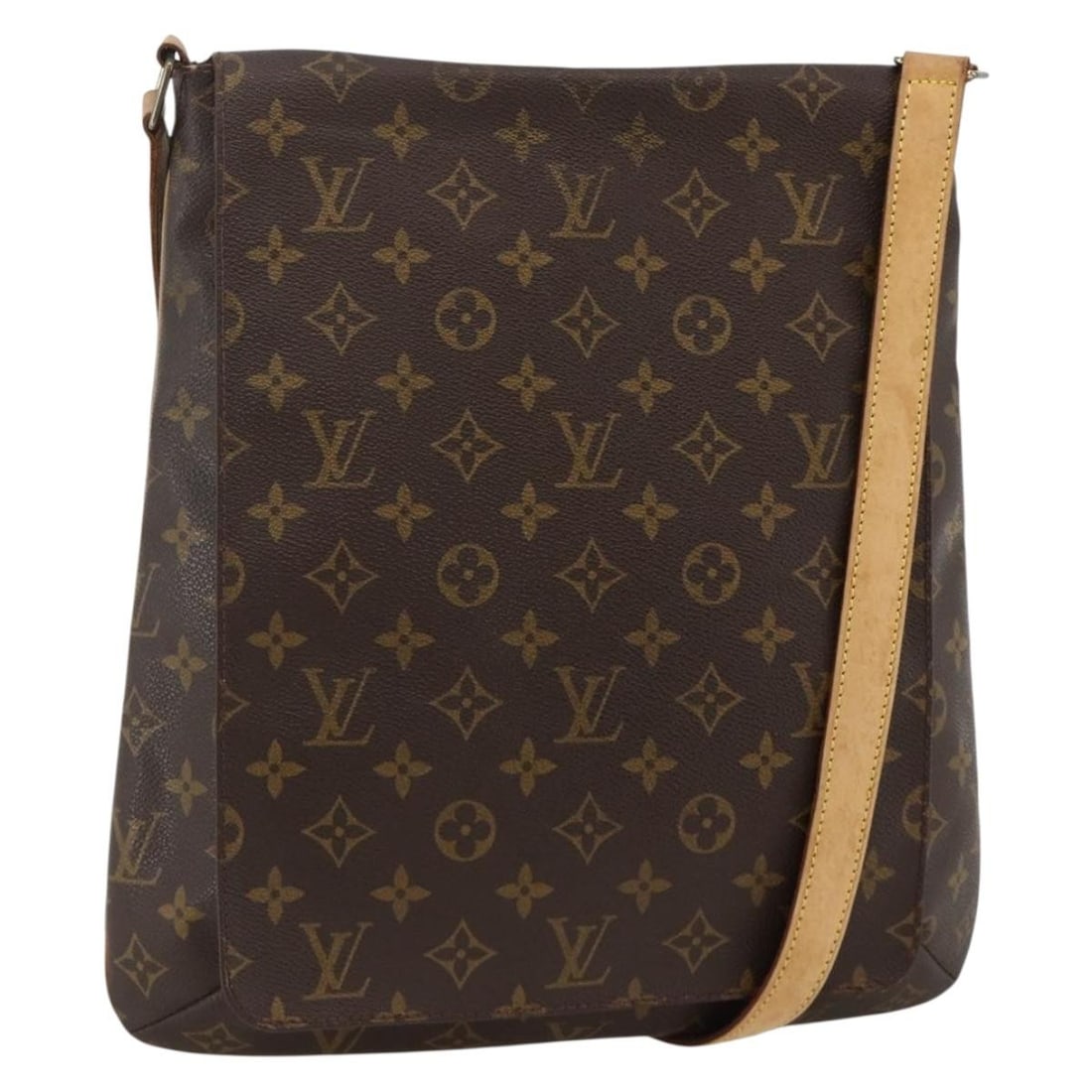 Louis Vuitton Musette Monogram Canvas Shoulder Bag M51256 France: Louis Vuitton Musette Monogram Canvas Shoulder Bag M51256 France This Louis Vuitton Monogram Musette Shoulder Bag features the signature monogram canvas in a classic design. Made in France, the bag is