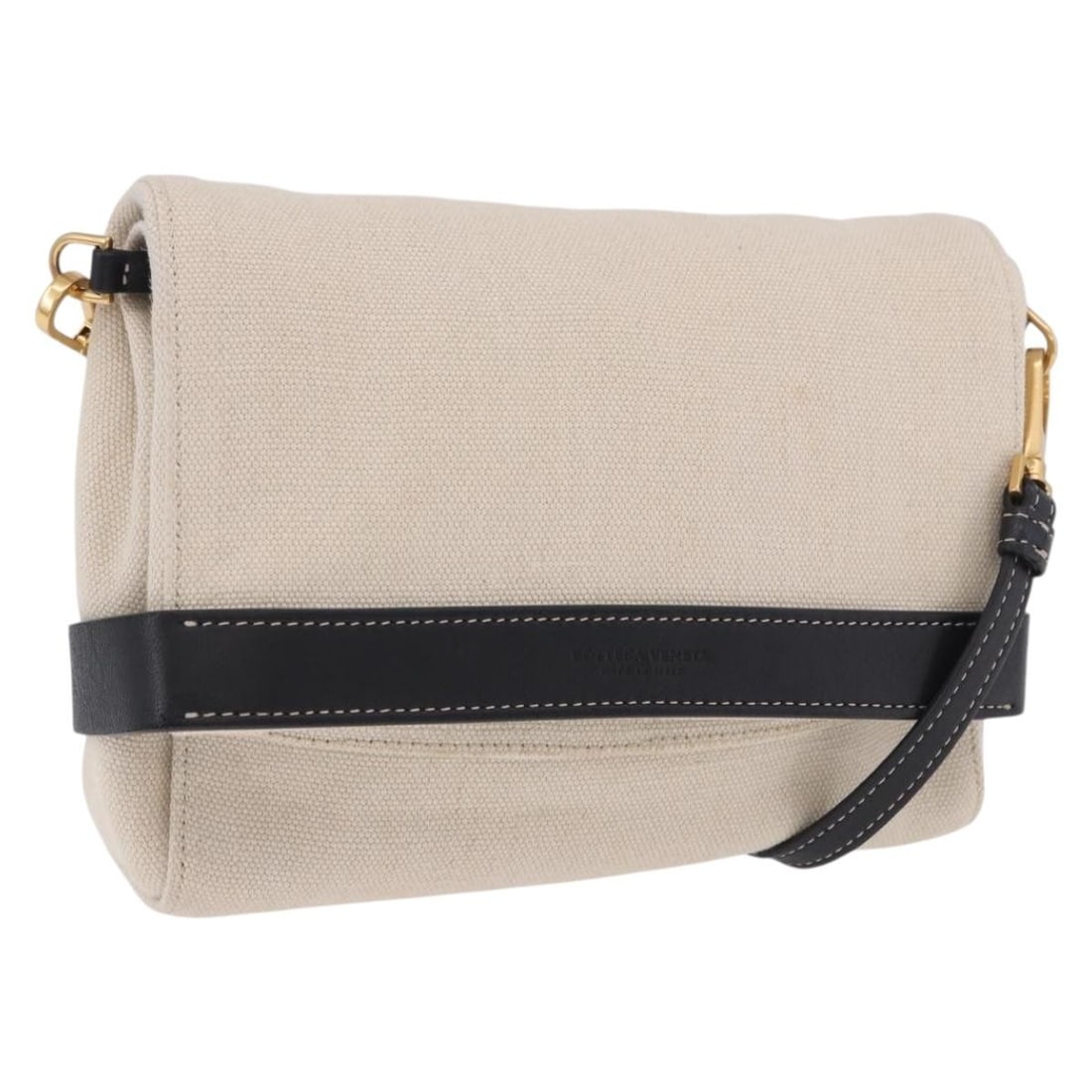 Bottega Veneta Beige Gold Canvas Shoulder Bag for Women: Bottega Veneta Beige Gold Canvas Shoulder Bag for Women Bottega Veneta shoulder bag in beige and gold canvas with an adjustable shoulder strap and dust bag included. Made in Italy, this women's bag sh
