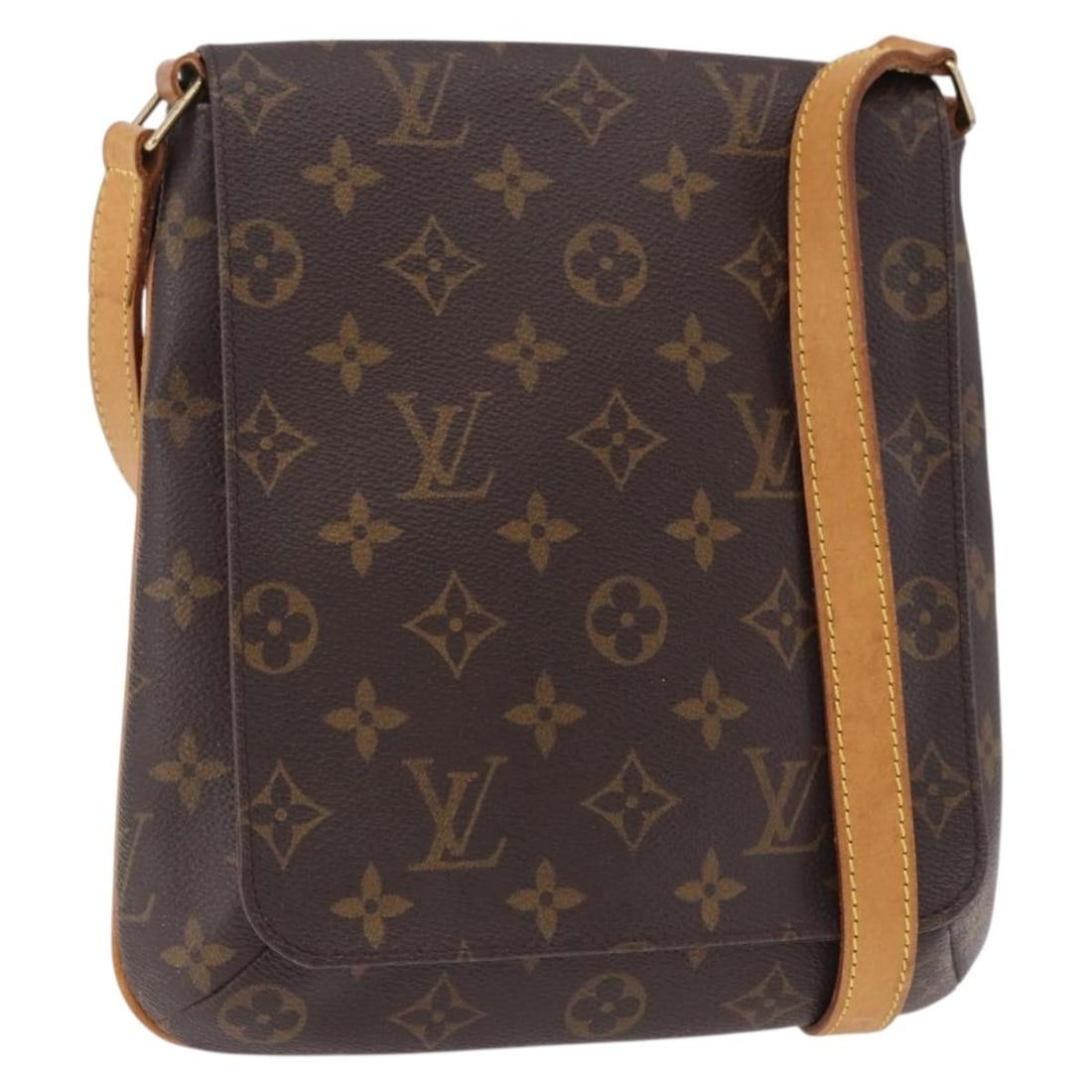Louis Vuitton M51258 Musette Salsa Monogram Canvas Shoulder Bag: Louis Vuitton M51258 Musette Salsa Monogram Canvas Shoulder Bag Louis Vuitton Monogram Musette Salsa short shoulder bag in monogram canvas, made in Spain. This women's shoulder bag has a customized gl