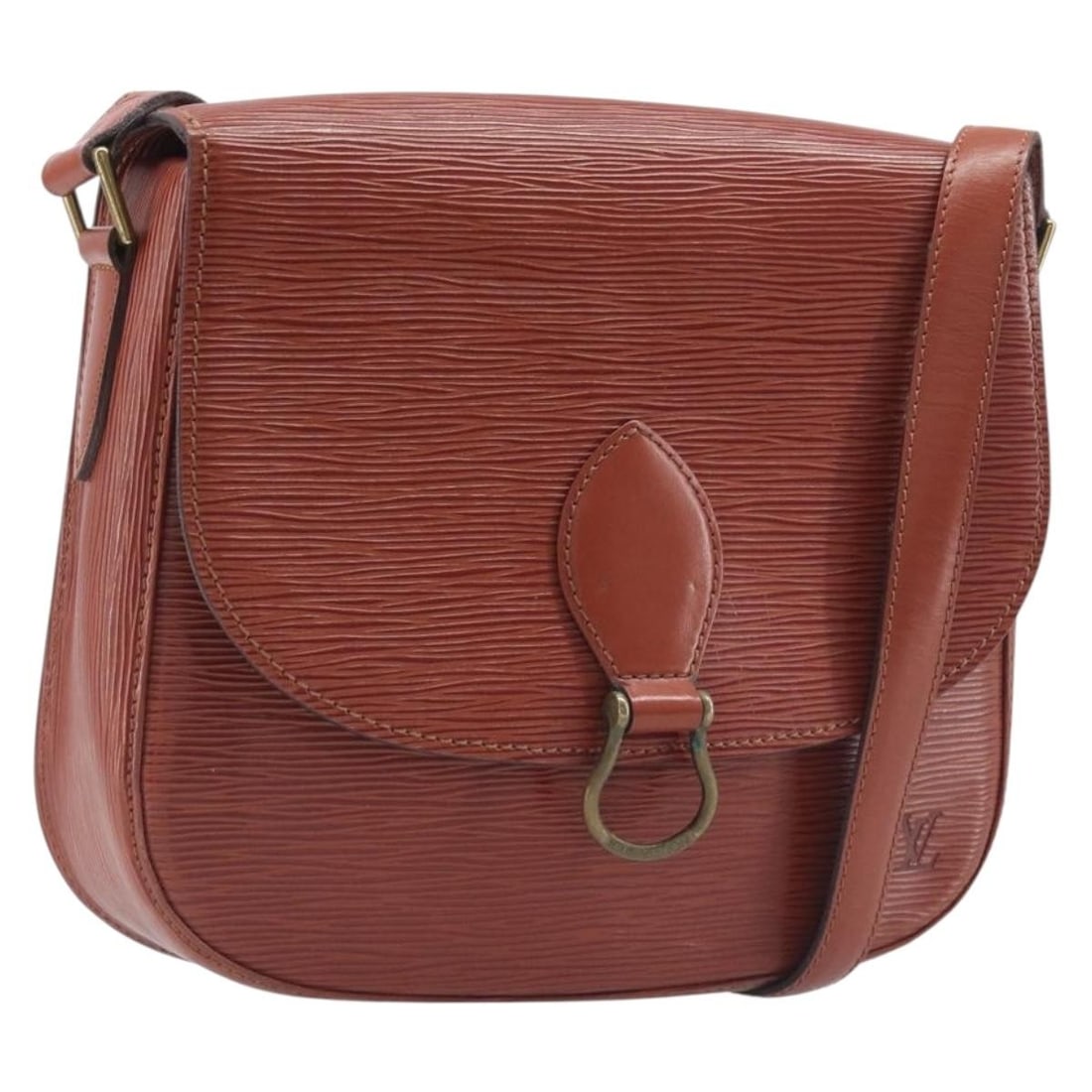 Louis Vuitton M52193 Saint Cloud GM Epi Leather Brown Shoulder Bag: Louis Vuitton M52193 Saint Cloud GM Epi Leather Brown Shoulder Bag Louis Vuitton Saint Cloud GM shoulder bag in brown Epi leather. This women's bag was made in France and features an adjustable should