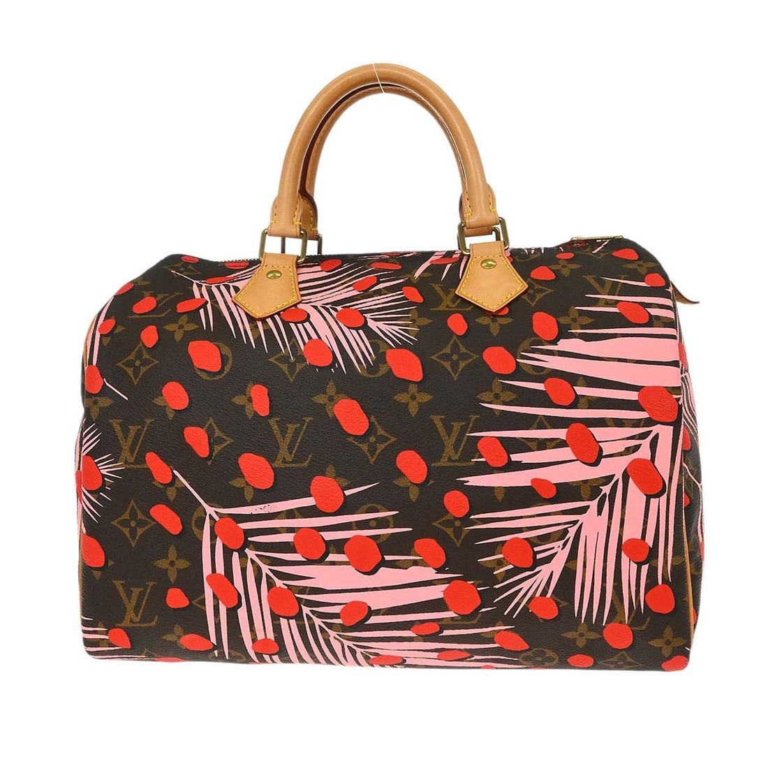 Louis Vuitton Speedy 30 Monogram Jungle Dot Satchel Handbag (1 of 18)
