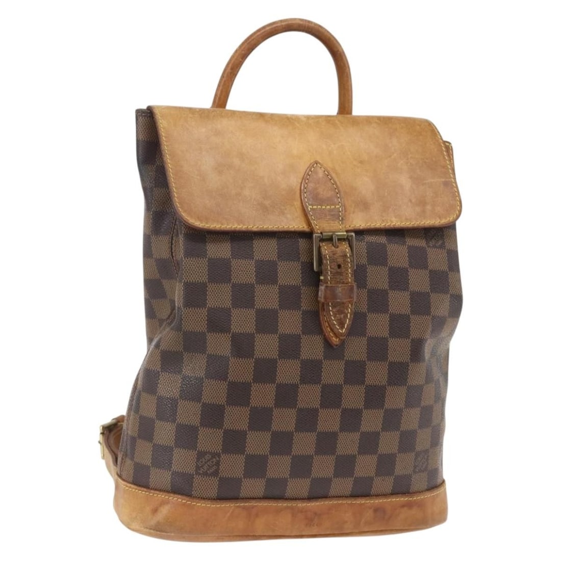 Louis Vuitton Arlucan N99038 Damier Ebene Canvas Backpack: Louis Vuitton Arlucan N99038 Damier Ebene Canvas Backpack Louis Vuitton Arlucan backpack in Damier Ebene canvas, made in France. This women's backpack includes only the item shown; item box and dust b