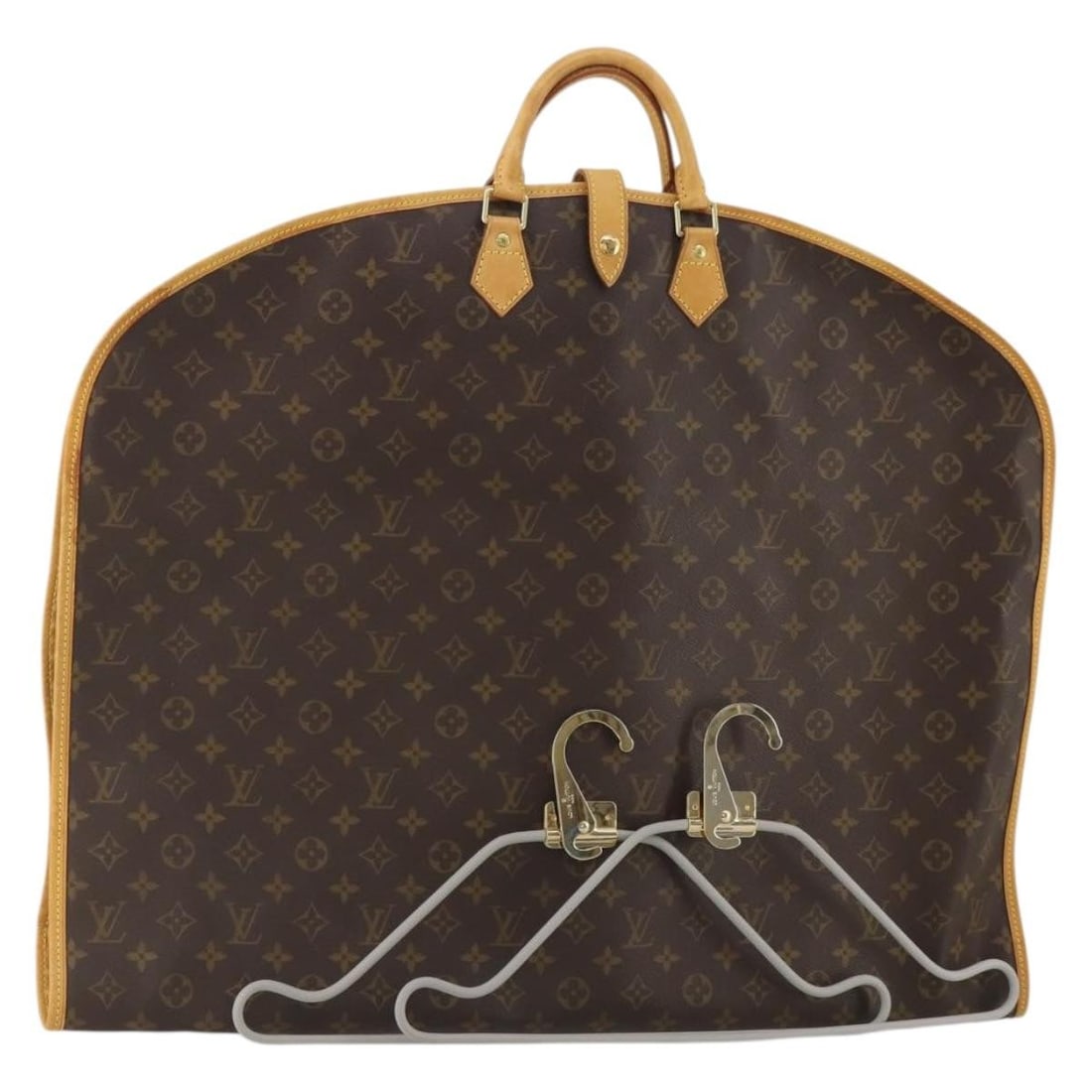 Louis Vuitton M23434 Monogram Canvas Garment Cover France: Louis Vuitton M23434 Monogram Canvas Garment Cover France Louis Vuitton Housse Porte Habits garment cover in Monogram canvas, made in France. This heavily used piece shows noticeable wear throughout, 
