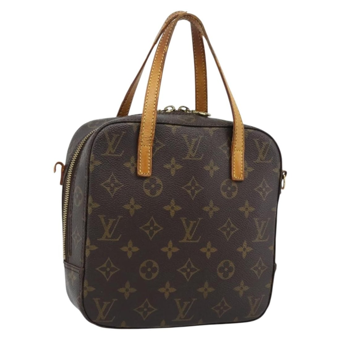 Louis Vuitton M47500 Spontini Monogram Canvas Handbag: Louis Vuitton M47500 Spontini Monogram Canvas Handbag Louis Vuitton Spontini handbag in Monogram canvas, model M47500, made in France. This women's handbag is offered without the item box or dust bag,