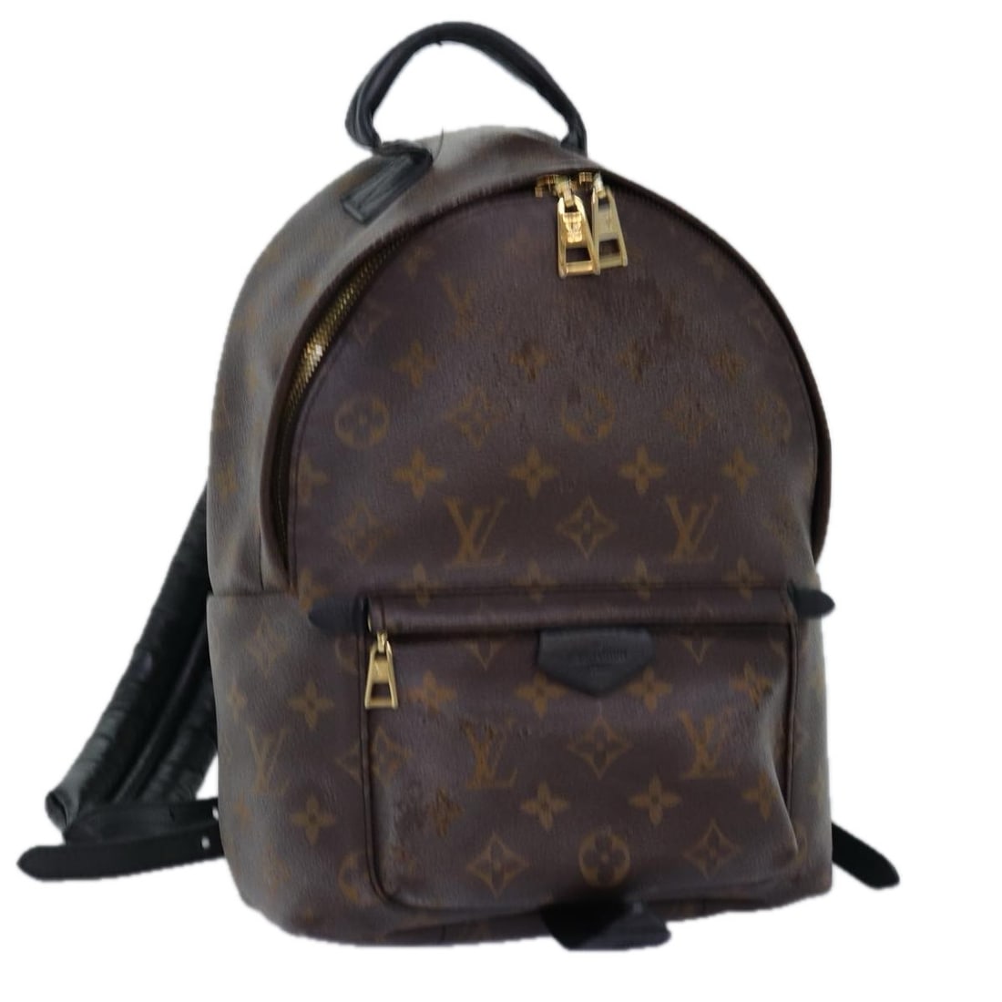 Louis Vuitton M41560 Palm Springs PM Monogram Canvas Backpack: Louis Vuitton M41560 Palm Springs PM Monogram Canvas Backpack Louis Vuitton Palm Springs PM backpack in Monogram canvas. This women's backpack is made in Italy and shows heavy use consistent with rank