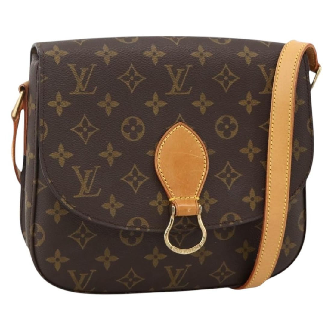 Louis Vuitton M51242 Saint Cloud GM Monogram Canvas Shoulder Bag: Louis Vuitton M51242 Saint Cloud GM Monogram Canvas Shoulder Bag Louis Vuitton Saint Cloud GM shoulder bag in Monogram canvas, made in France. This women's bag features an adjustable shoulder strap an