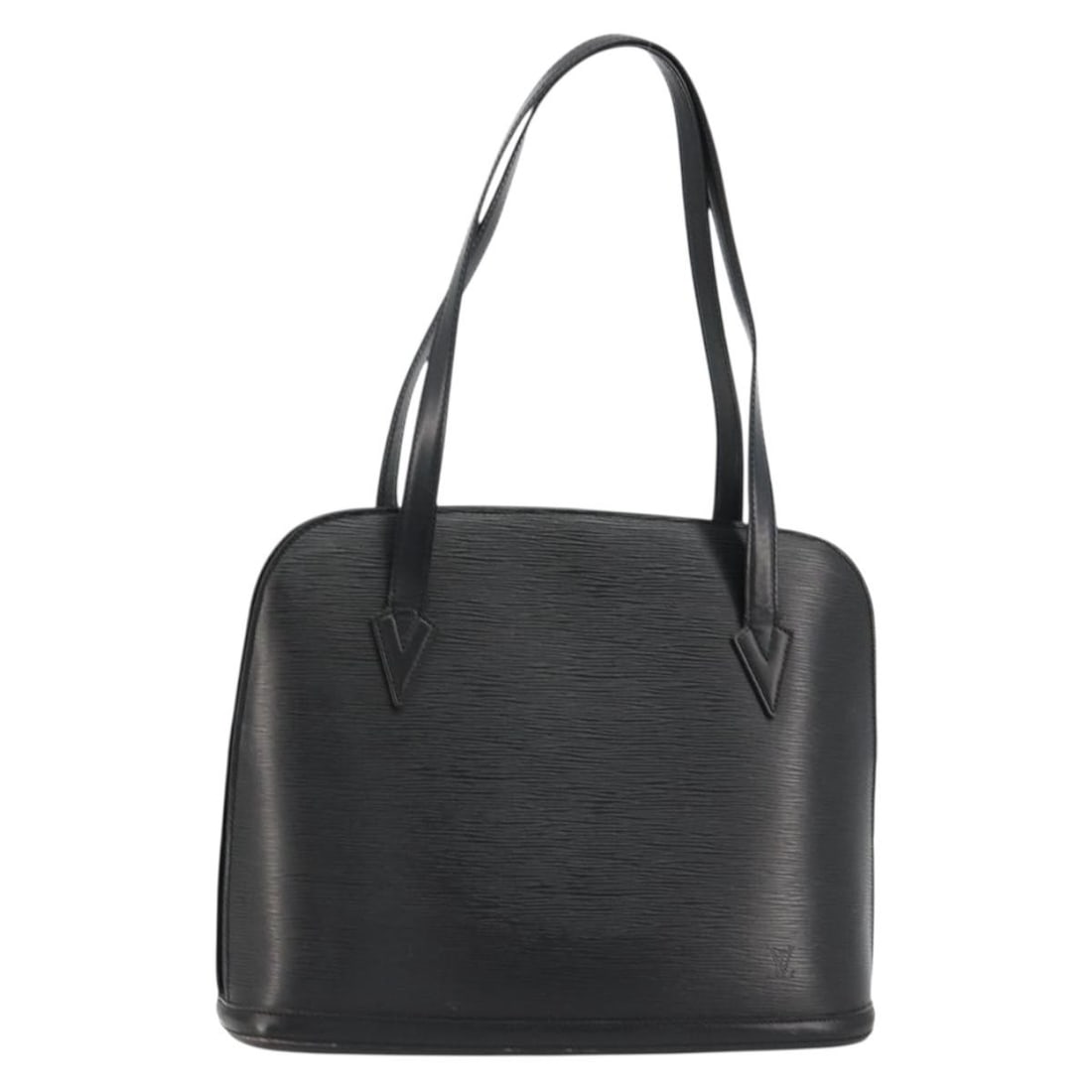 Louis Vuitton M52282 Lussac Black Epi Leather Shoulder Bag: Louis Vuitton M52282 Lussac Black Epi Leather Shoulder Bag Louis Vuitton Epi Lussac shoulder bag in black Epi leather. This bag is made in France and features the Lussac style with product number M522