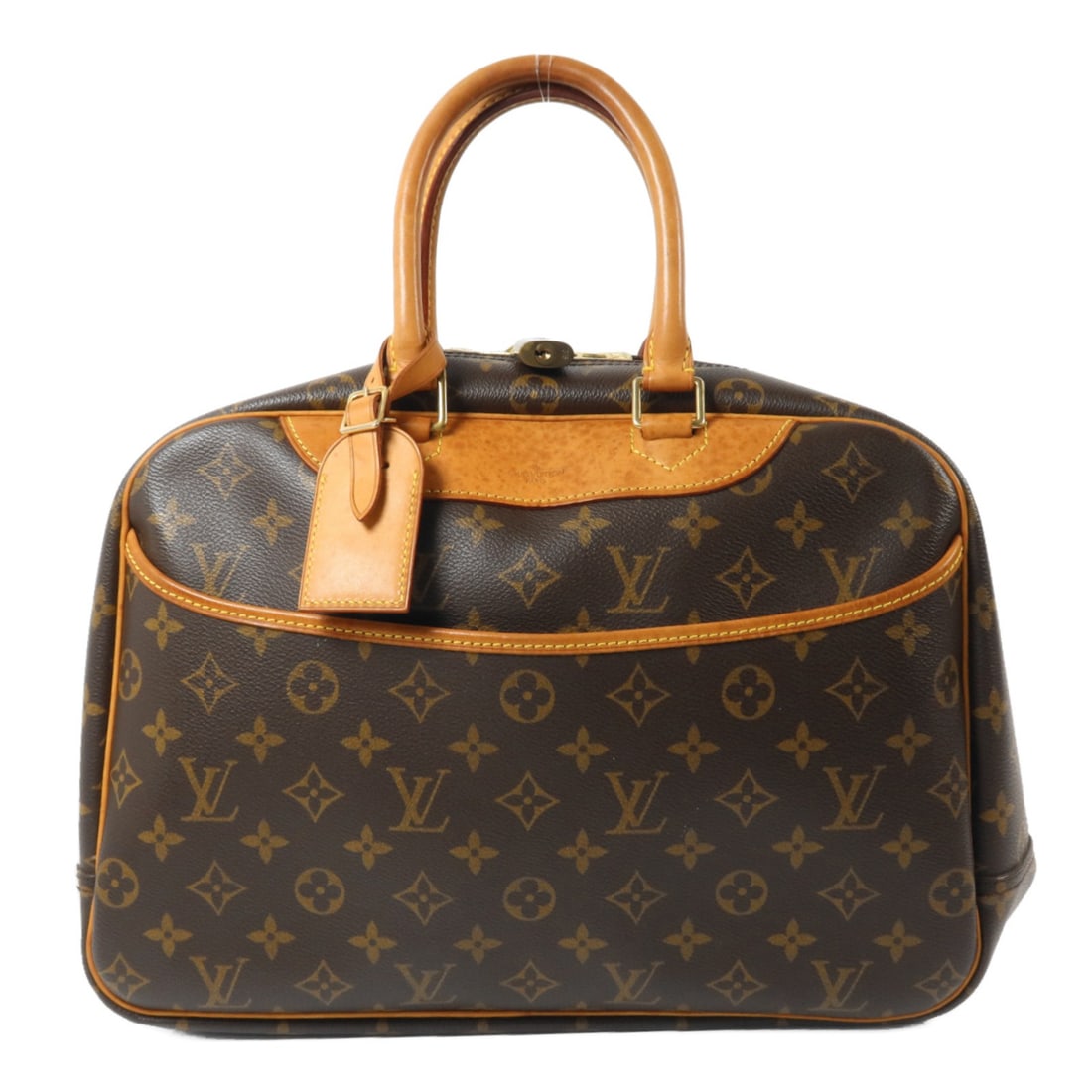Louis Vuitton Deauville M47270 Monogram Handbag Brown (1 of 18)