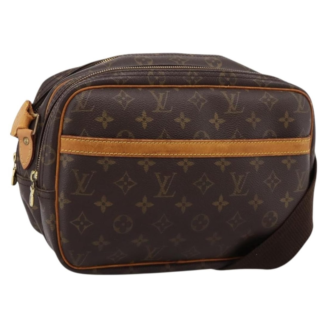 Louis Vuitton M45254 Reporter PM Monogram Canvas Shoulder Bag: Louis Vuitton M45254 Reporter PM Monogram Canvas Shoulder Bag Louis Vuitton Reporter PM shoulder bag in Monogram canvas, made in France. This women's bag includes only the item shown, with no box or d