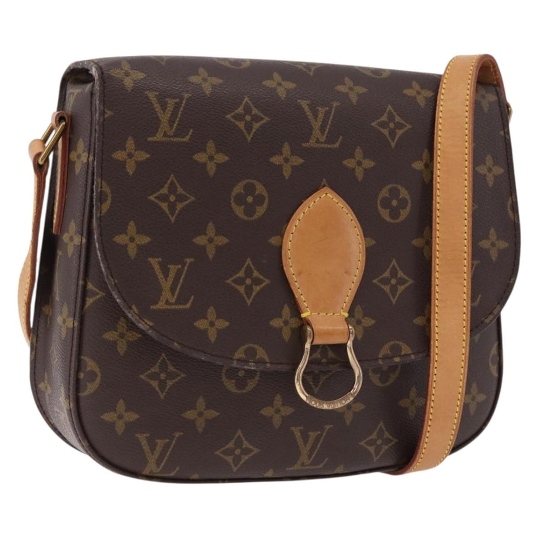 Louis Vuitton M51242 Saint Cloud GM Monogram Canvas Shoulder Bag: Louis Vuitton M51242 Saint Cloud GM Monogram Canvas Shoulder Bag Louis Vuitton Saint Cloud GM shoulder bag in Monogram canvas, model M51242, made in France. This women's bag includes an adjustable sho