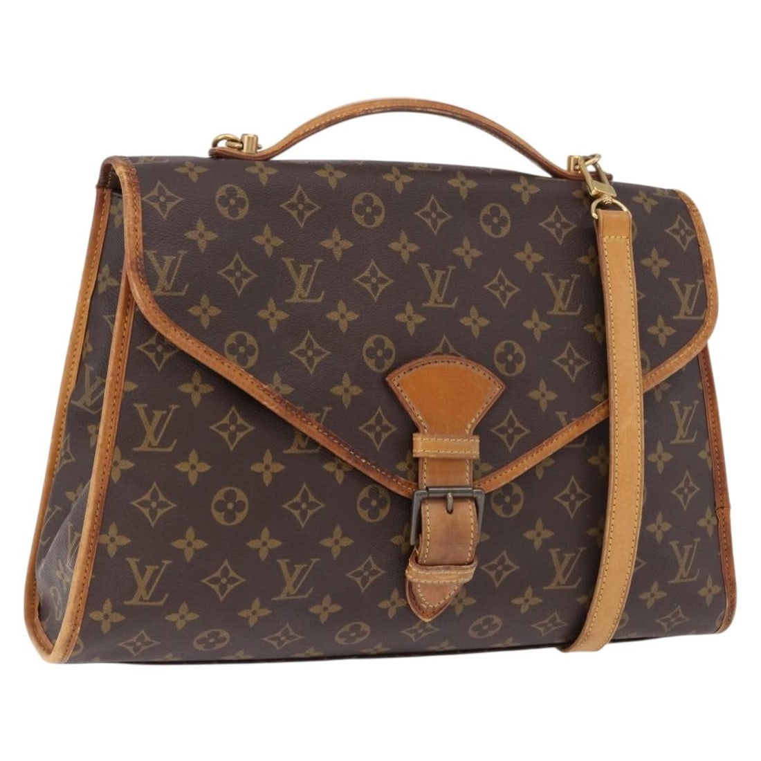 Louis Vuitton M51120 Beverly 2way Monogram Canvas Handbag Strap: Louis Vuitton M51120 Beverly 2way Monogram Canvas Handbag Strap Louis Vuitton Monogram Beverly 2-way handbag in monogram canvas with a detachable shoulder strap. Made in France, this women's bag shows