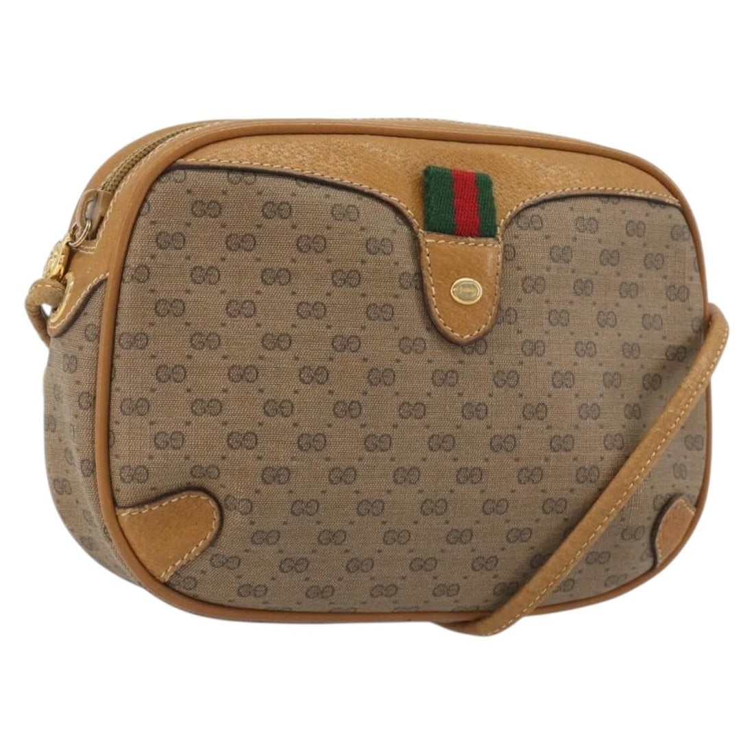 Gucci 156 02 066 Beige Micro GG PVC Leather Shoulder Bag: Gucci 156 02 066 Beige Micro GG PVC Leather Shoulder Bag A Gucci Micro GG shoulder bag in beige PVC leather with Micro Small GG canvas details. Made in Italy, this women's shoulder bag measures approx