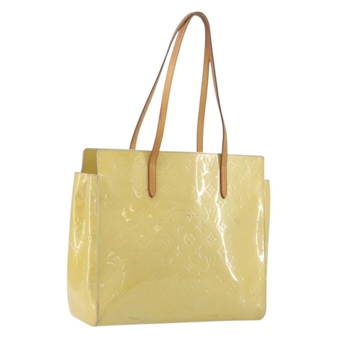 Louis Vuitton Katarina EW Tote Monogram Vernis Broncorail M90010: Louis Vuitton Katarina EW Tote Monogram Vernis Broncorail M90010 Louis Vuitton Katarina EW tote bag in Monogram Vernis patent leather with a Broncorail finish. This women's bag was made in France and 