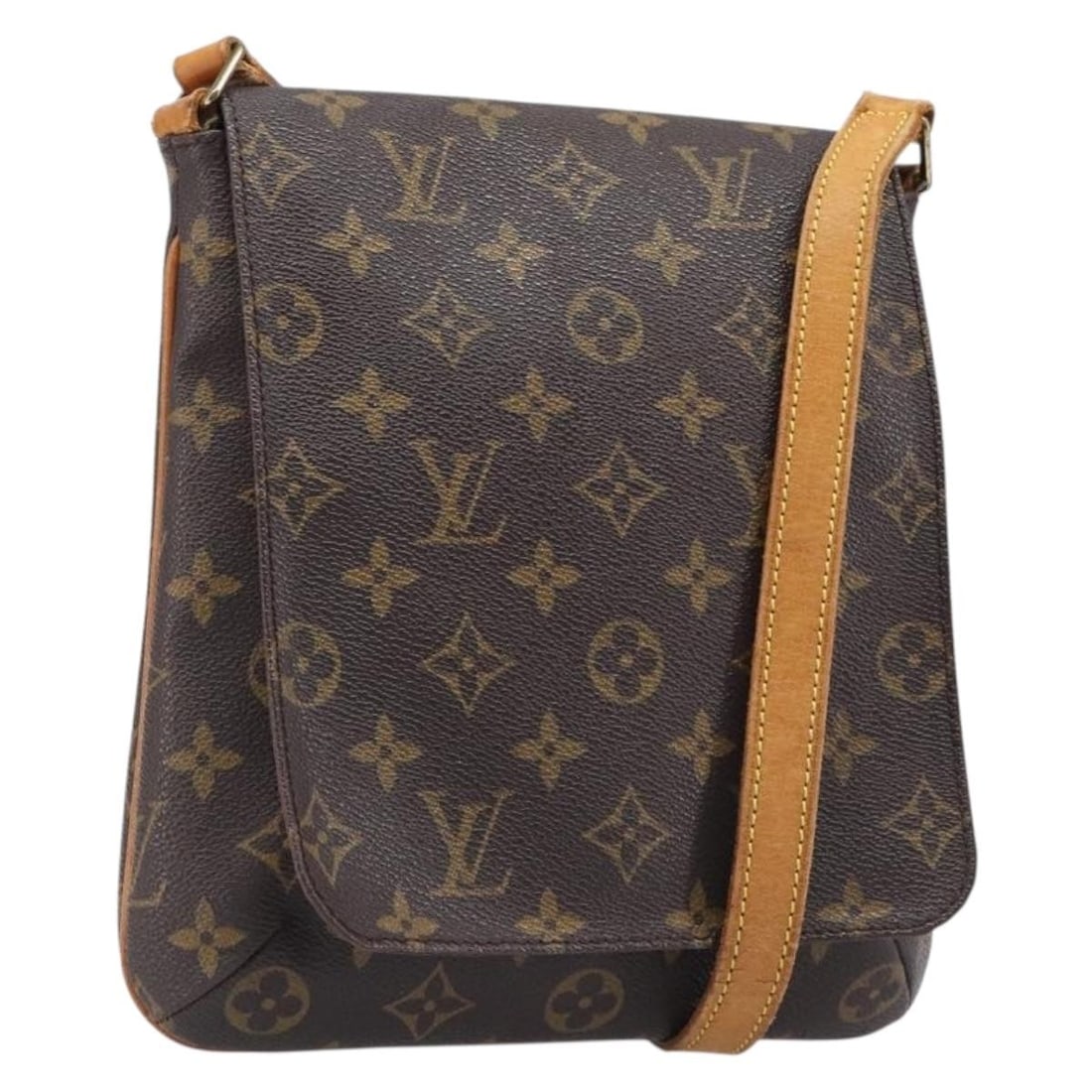 Louis Vuitton M51258 Musette Salsa Monogram Canvas Shoulder Bag: Louis Vuitton M51258 Musette Salsa Monogram Canvas Shoulder Bag Louis Vuitton Musette Salsa short shoulder bag in Monogram canvas. This women's shoulder bag is made in France and features an adjustabl