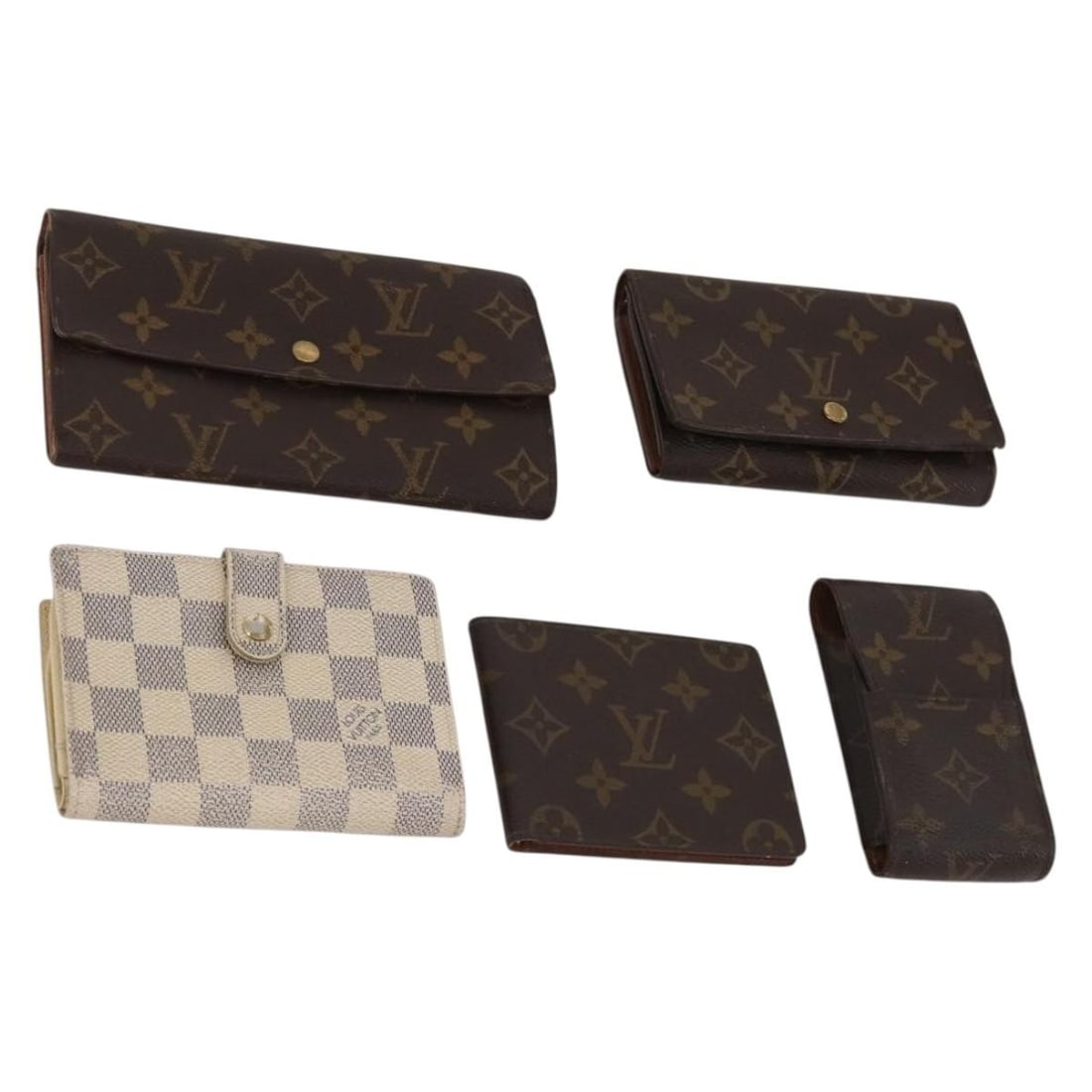Set of 5 Louis Vuitton Monogram Canvas Women's Wallets (1 of 18)