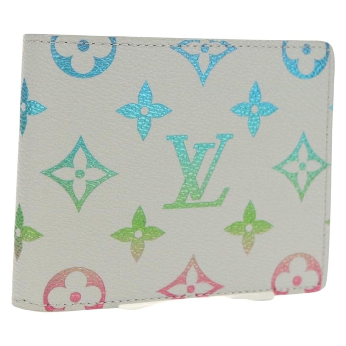 Louis Vuitton M14354 gray bifold wallet in Monogram Multicolor canvas: Louis Vuitton M14354 gray bifold wallet in Monogram Multicolor canvas Louis Vuitton Portefeuille Slender bifold wallet in gray Monogram Multicolor canvas. This women's wallet is made in Italy and come