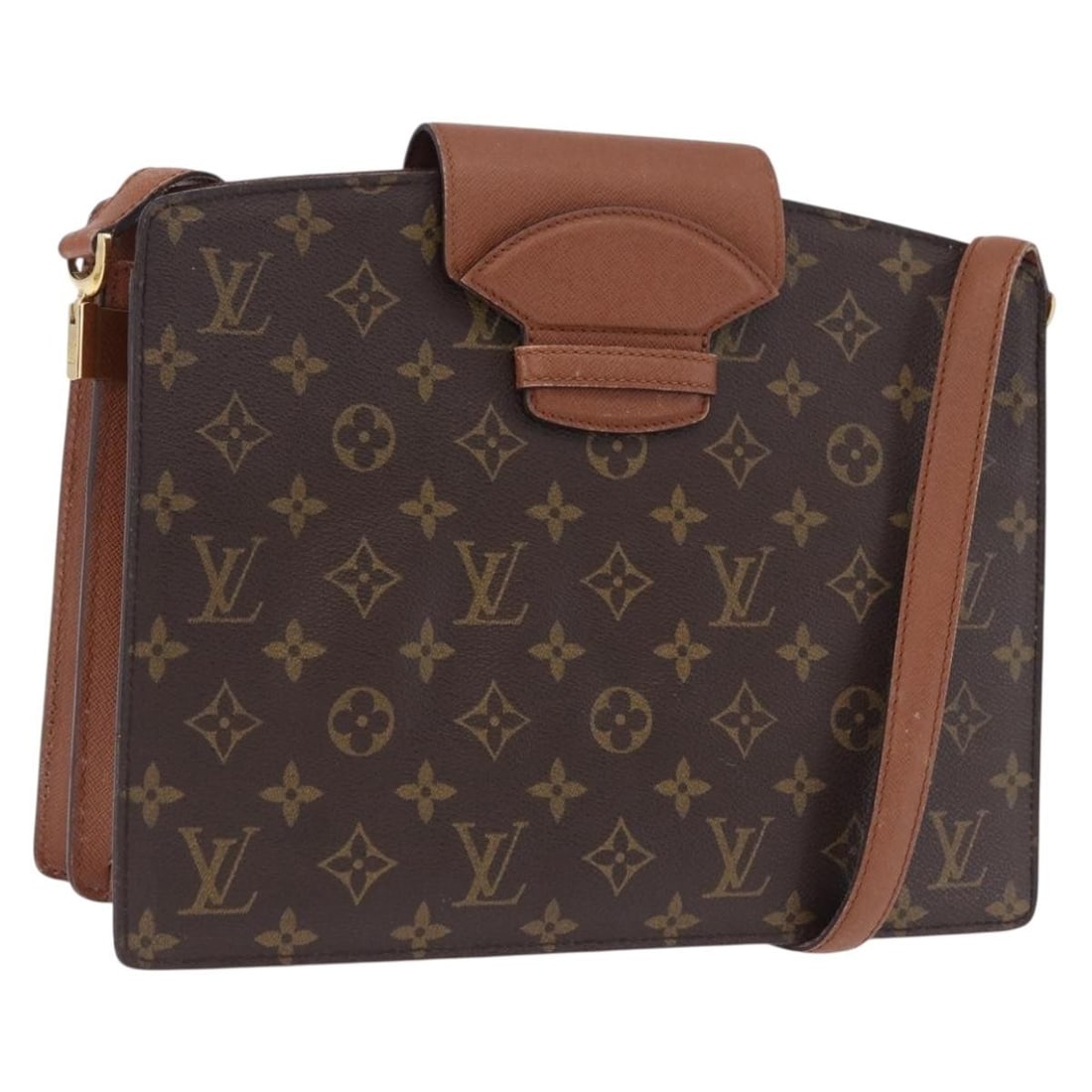 Louis Vuitton M51375 Kurcell Monogram Canvas Shoulder Bag France: Louis Vuitton M51375 Kurcell Monogram Canvas Shoulder Bag France Louis Vuitton Kurcell shoulder bag in Monogram canvas, made in France. This women's bag shows heavy use with visible wear throughout, i