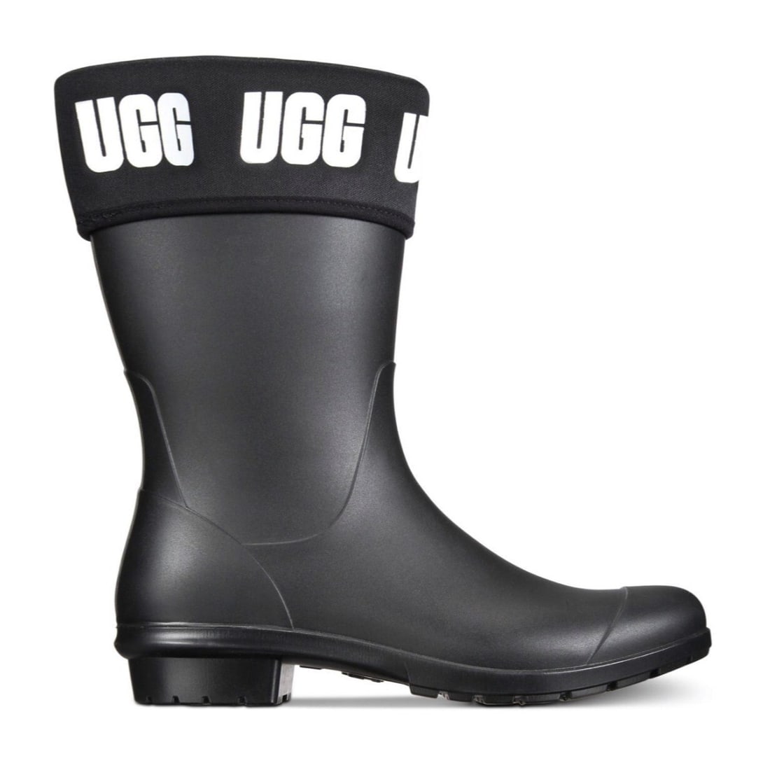 UGG Women's Sienna Matte Graphic Black Rain Boots Size 5: UGG Women's Sienna Matte Graphic Black Rain Boots Size 5 The Ugg Women's Sienna Matte Graphic Rain Boots are the perfect blend of style and functionality. Featuring a striking black-and-white graphic 