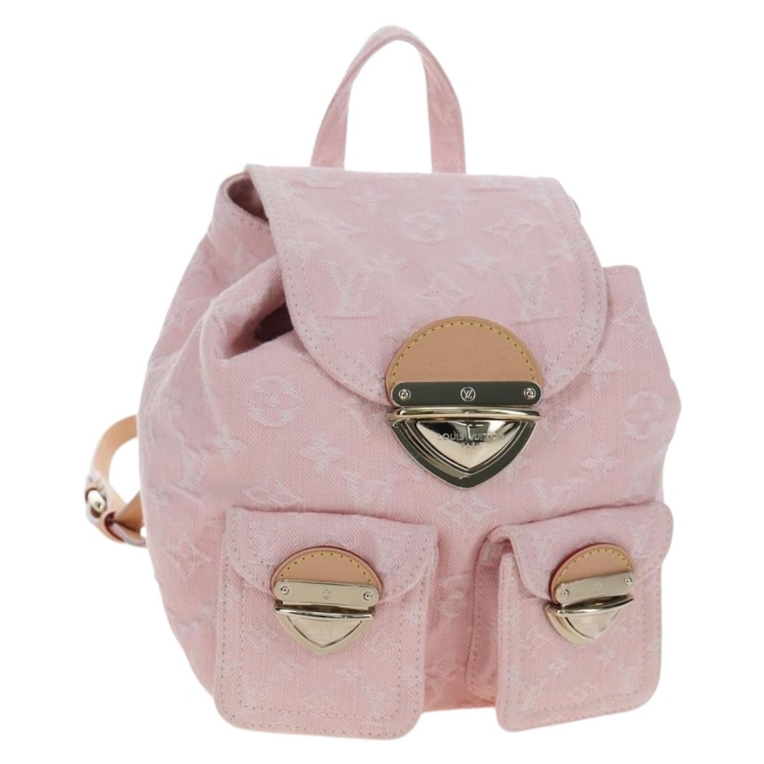 Louis Vuitton M13031 Venice Backpack Pink Monogram Denim Canvas (1 of 18)