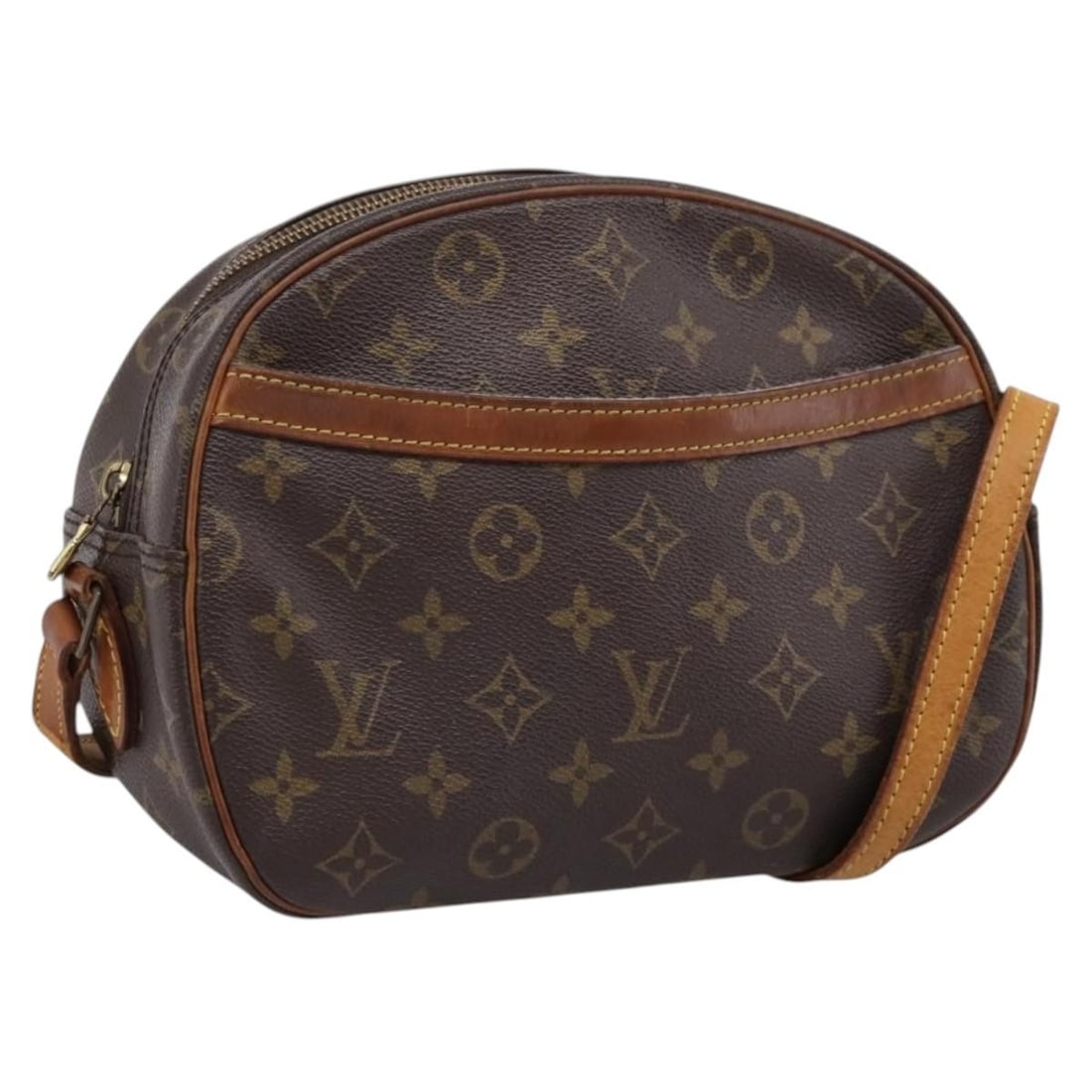 Louis Vuitton Blois Monogram Canvas Shoulder Bag M51221: Louis Vuitton Blois Monogram Canvas Shoulder Bag M51221 Louis Vuitton Blois shoulder bag in Monogram canvas, made in France. This women's bag features an adjustable shoulder strap and a compact silhou