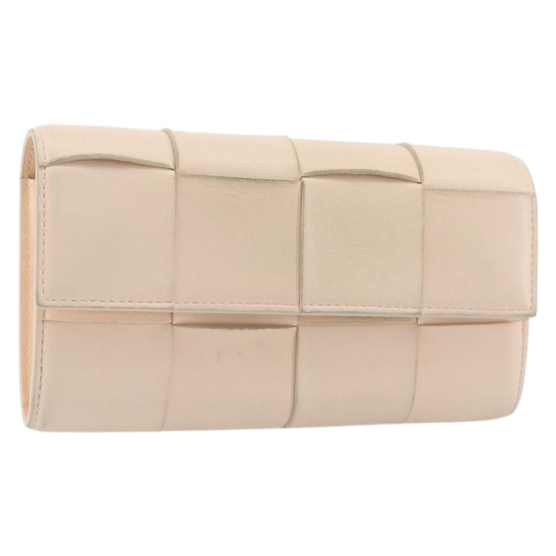 Bottega Veneta Cassette Maxi Intrecciato leather long wallet beige gold: Bottega Veneta Cassette Maxi Intrecciato leather long wallet beige gold Bottega Veneta Maxi Intrecciato Cassette long wallet in beige and gold leather. Made in Italy, this women's wallet is offered in